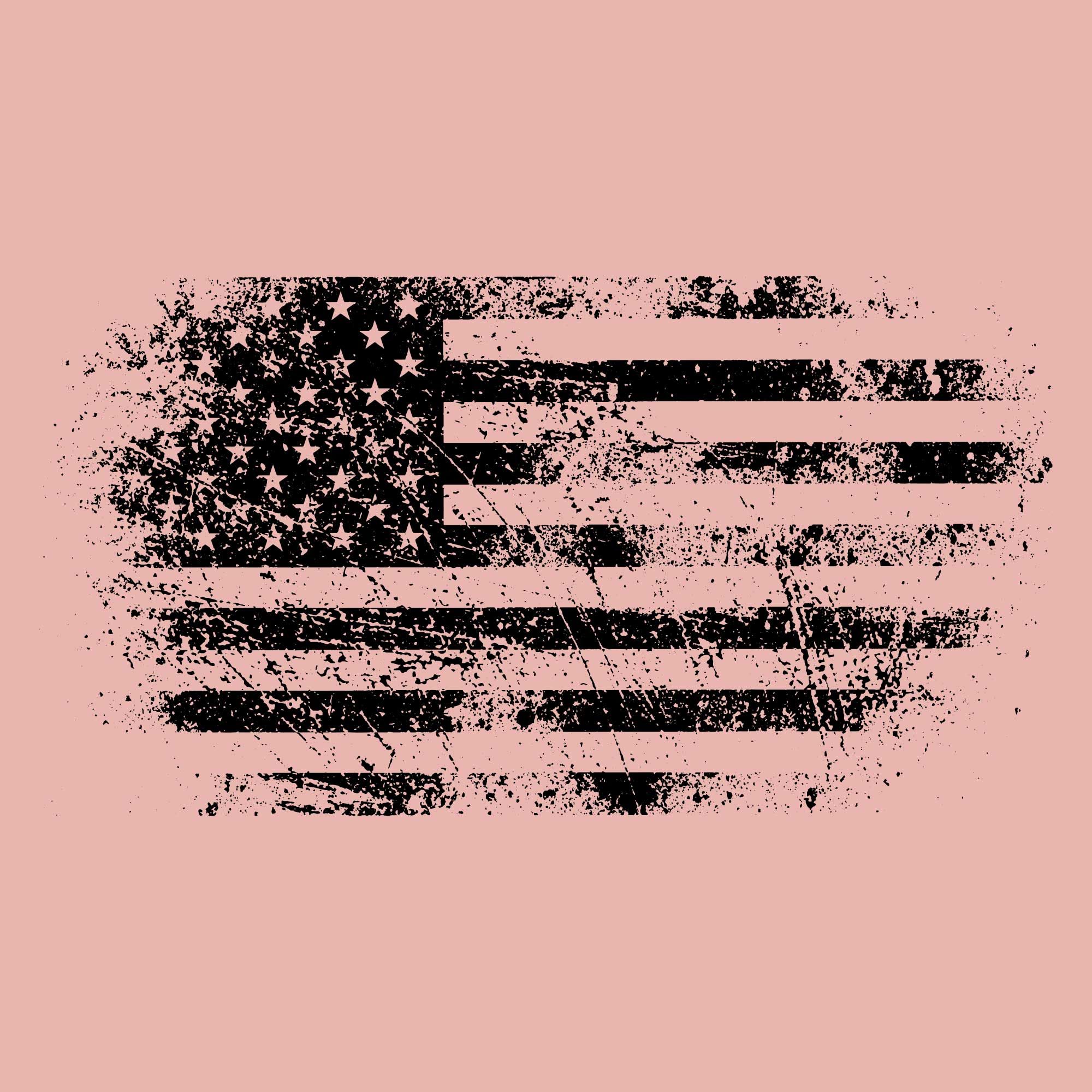 Women's Vintage American Long Sleeve Cropped T-Shirt - Desert Pink sold by Grunt Style product image thumbnail 5