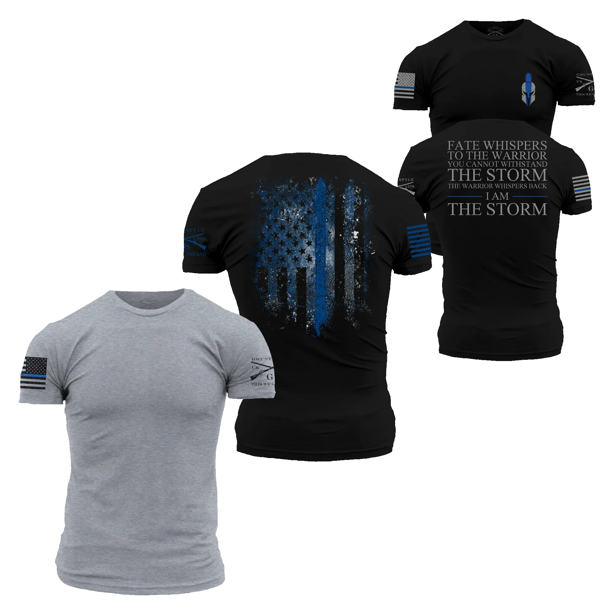 Blue Line - 3 Pack sold by Grunt Style