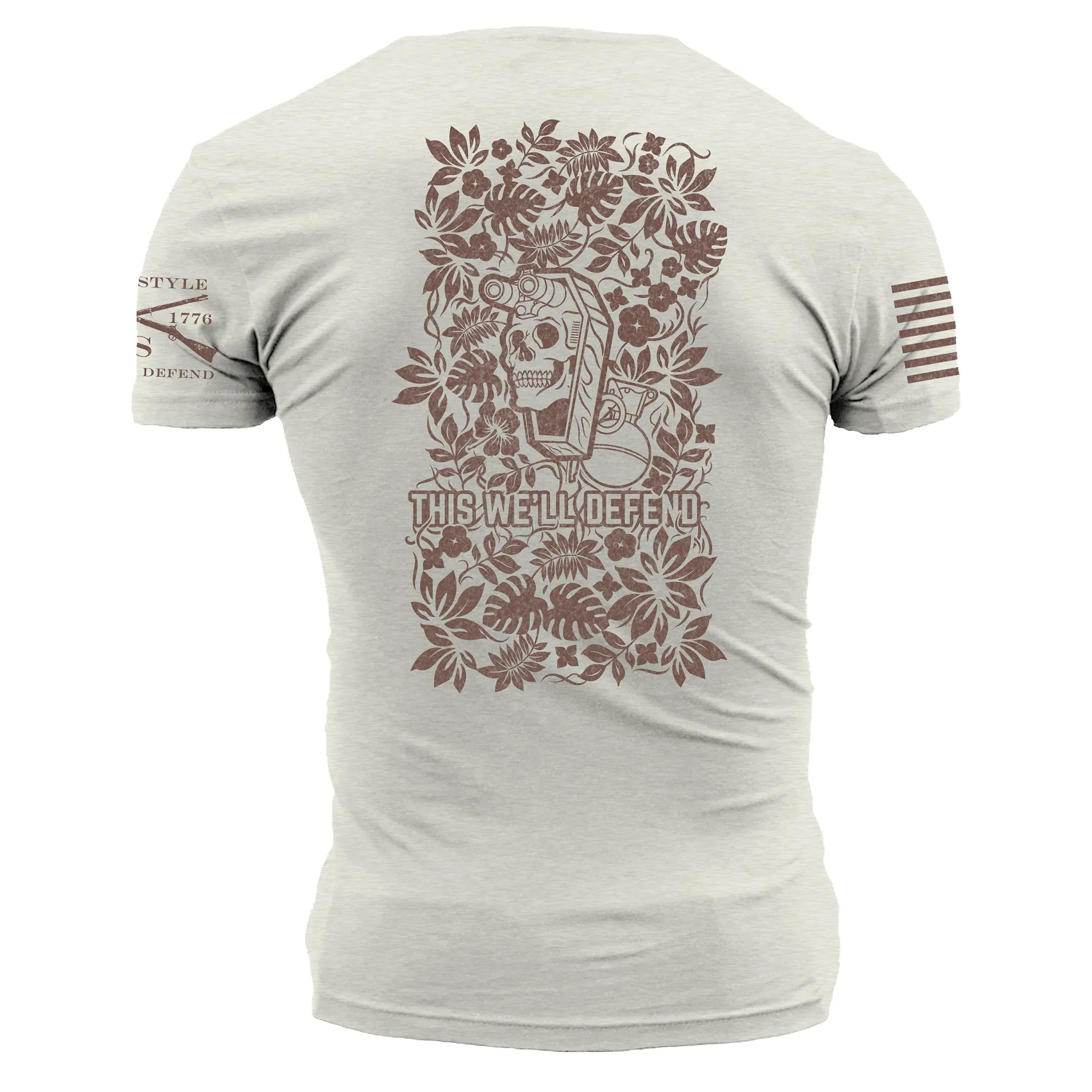 Tropical Death T-Shirt - Sand sold by Grunt Style product image thumbnail 5
