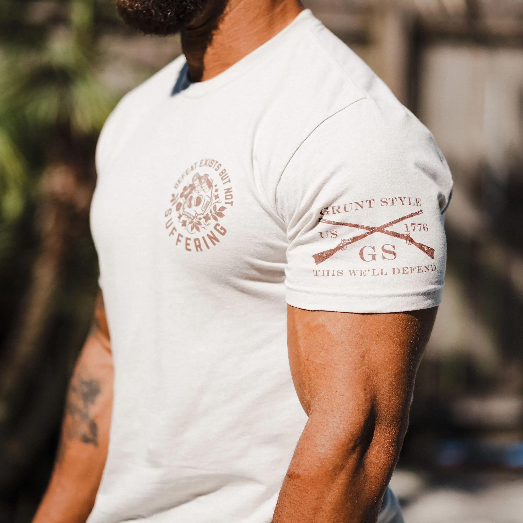 Tropical Death T-Shirt - Sand sold by Grunt Style product image thumbnail 3