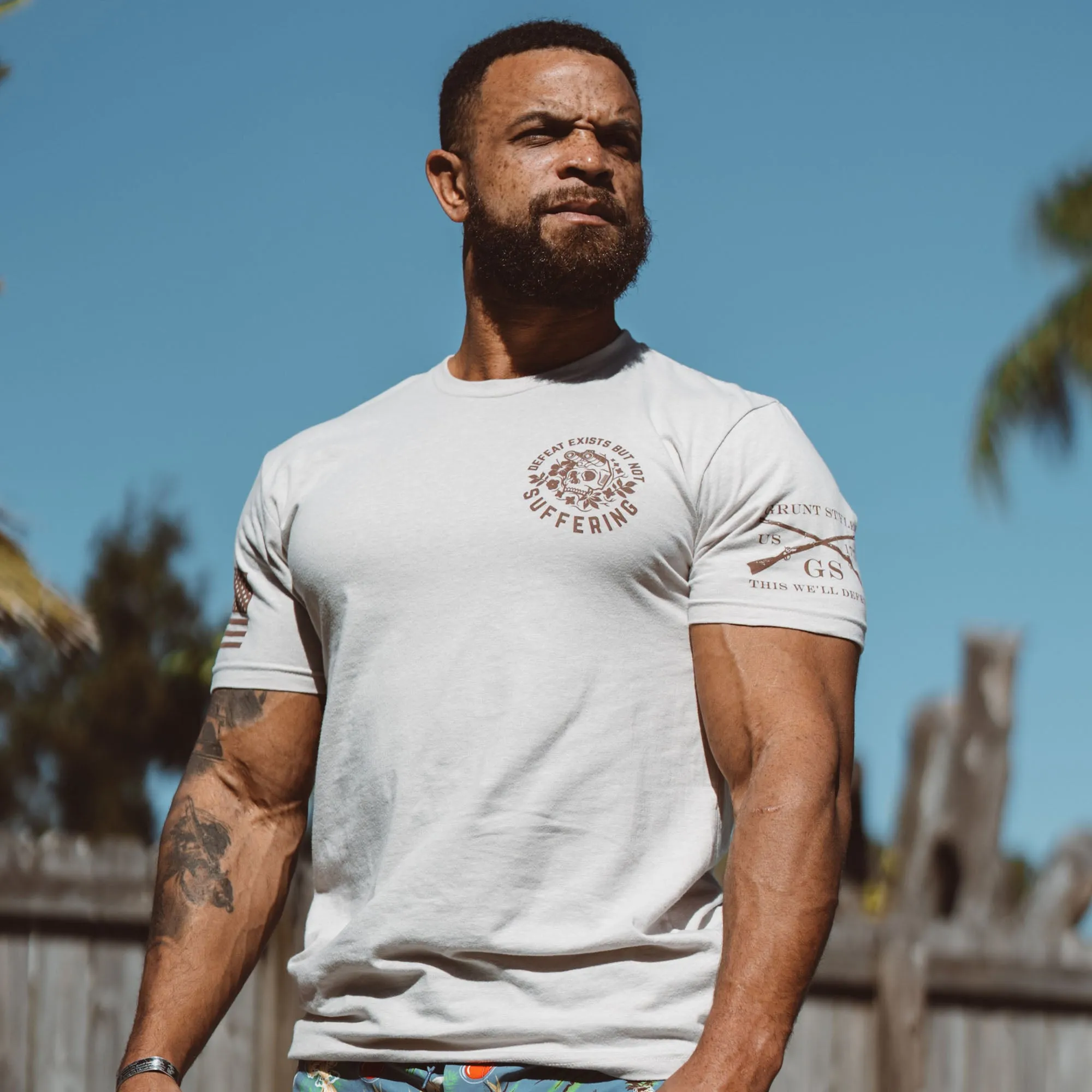 Tropical Death T-Shirt - Sand sold by Grunt Style product image thumbnail 4