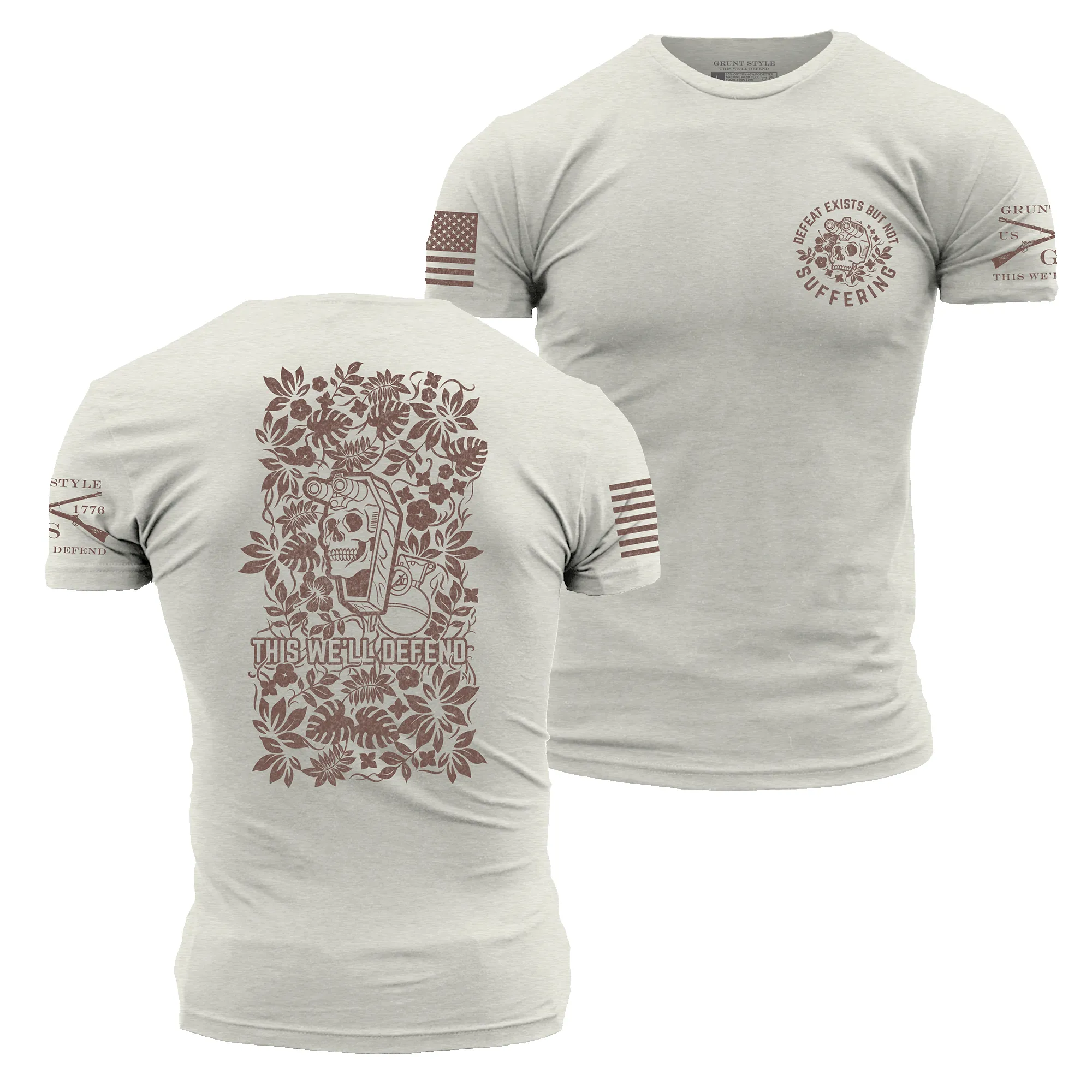 Tropical Death T-Shirt - Sand sold by Grunt Style