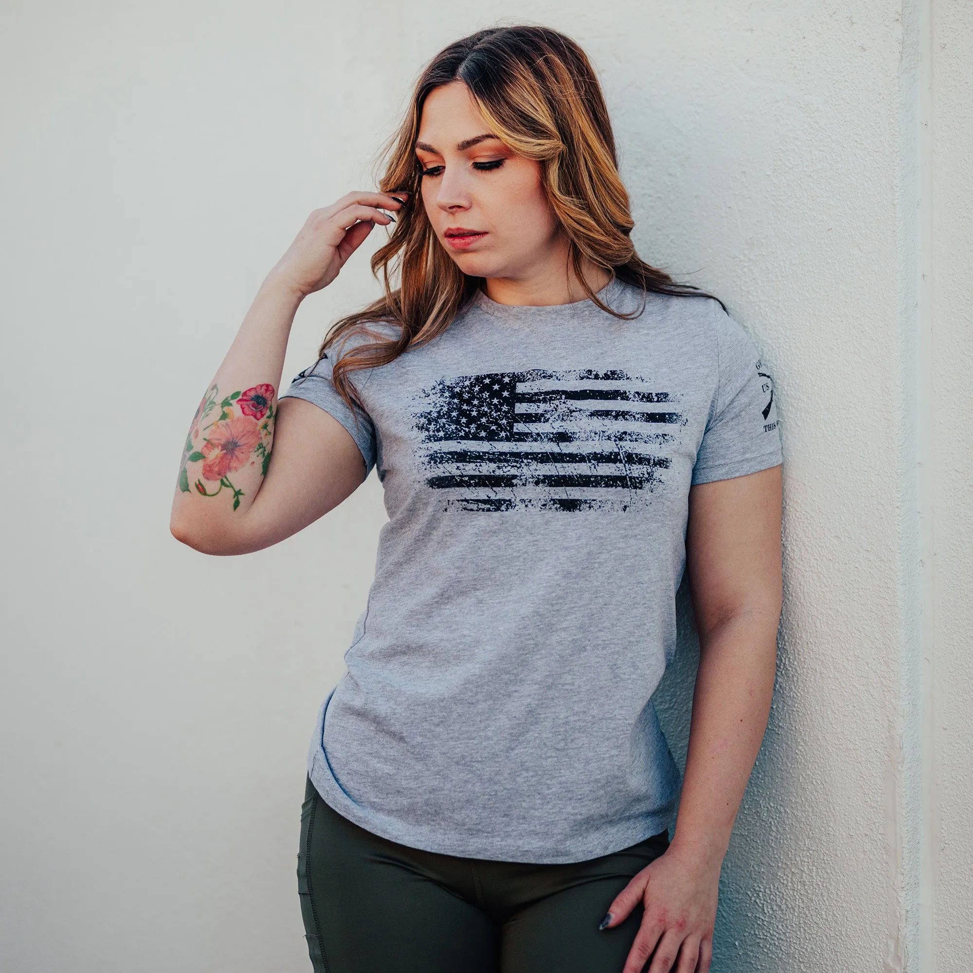 Women's Vintage American Relaxed Fit T-Shirt - Athletic Heather sold by Grunt Style product image thumbnail 2