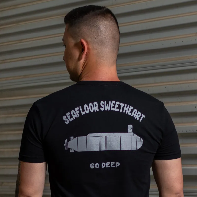 Seafloor Sweetheart T-Shirt - Black sold by Grunt Style