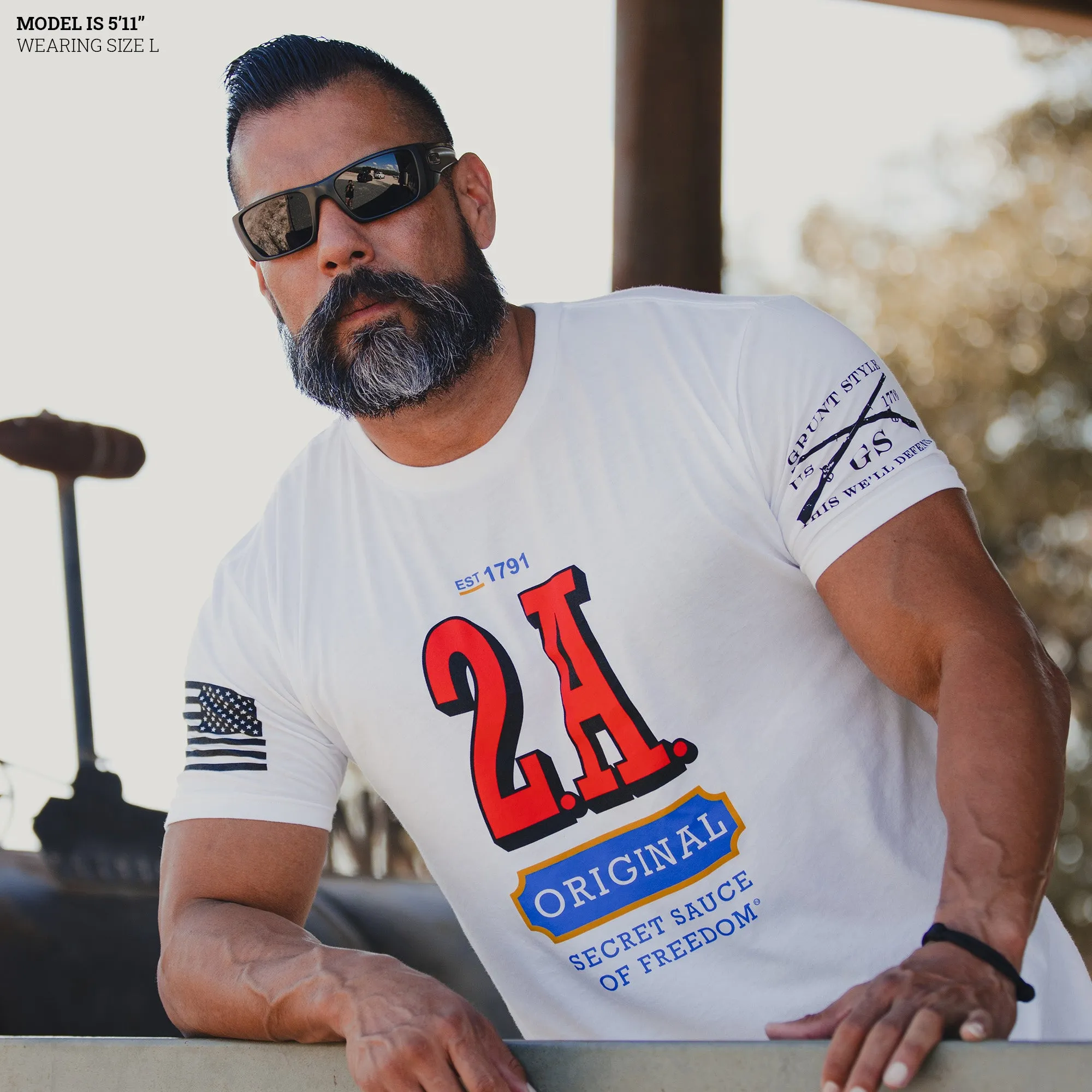 Secret Sauce T-Shirt - White sold by Grunt Style product image thumbnail 3