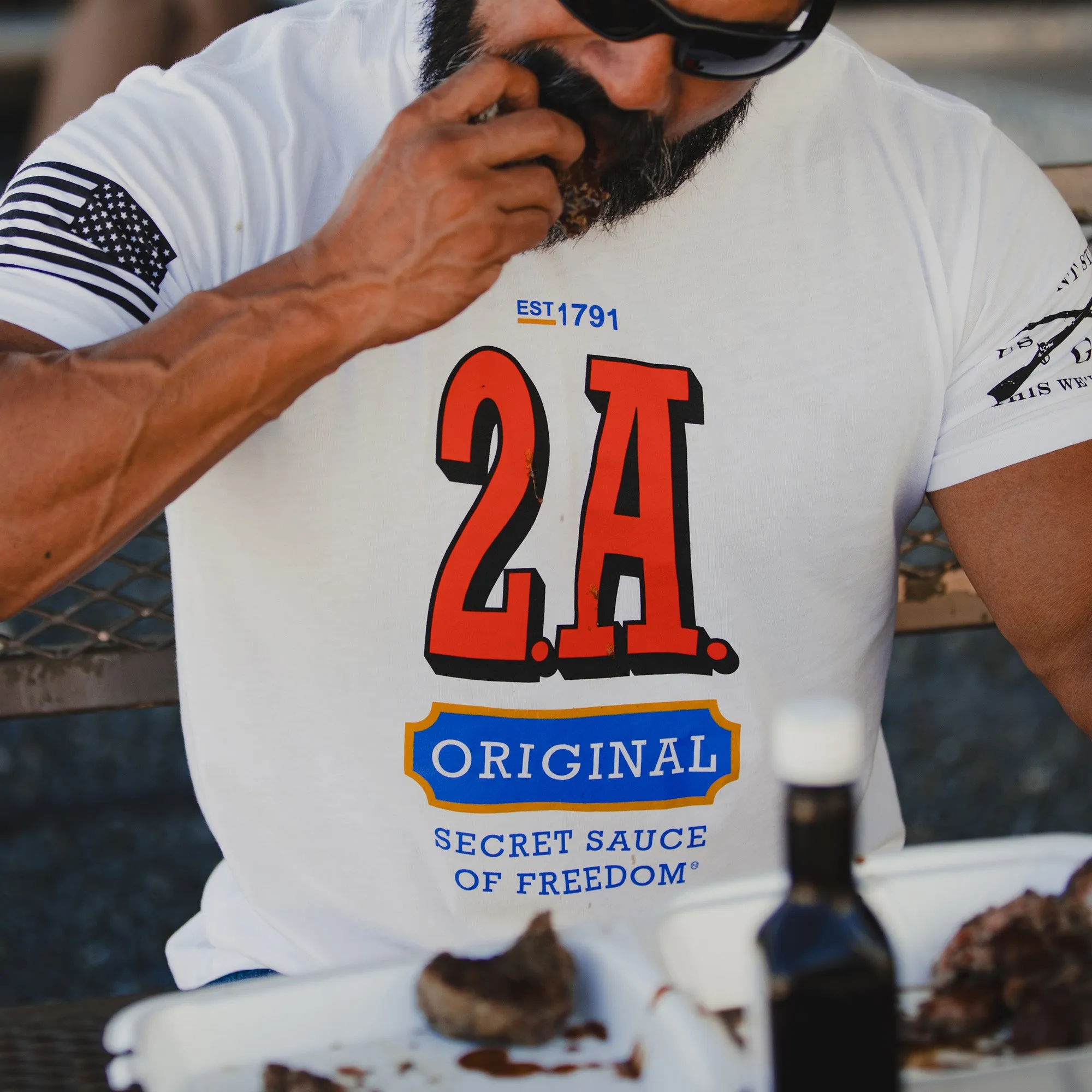 Secret Sauce T-Shirt - White sold by Grunt Style product image thumbnail 4