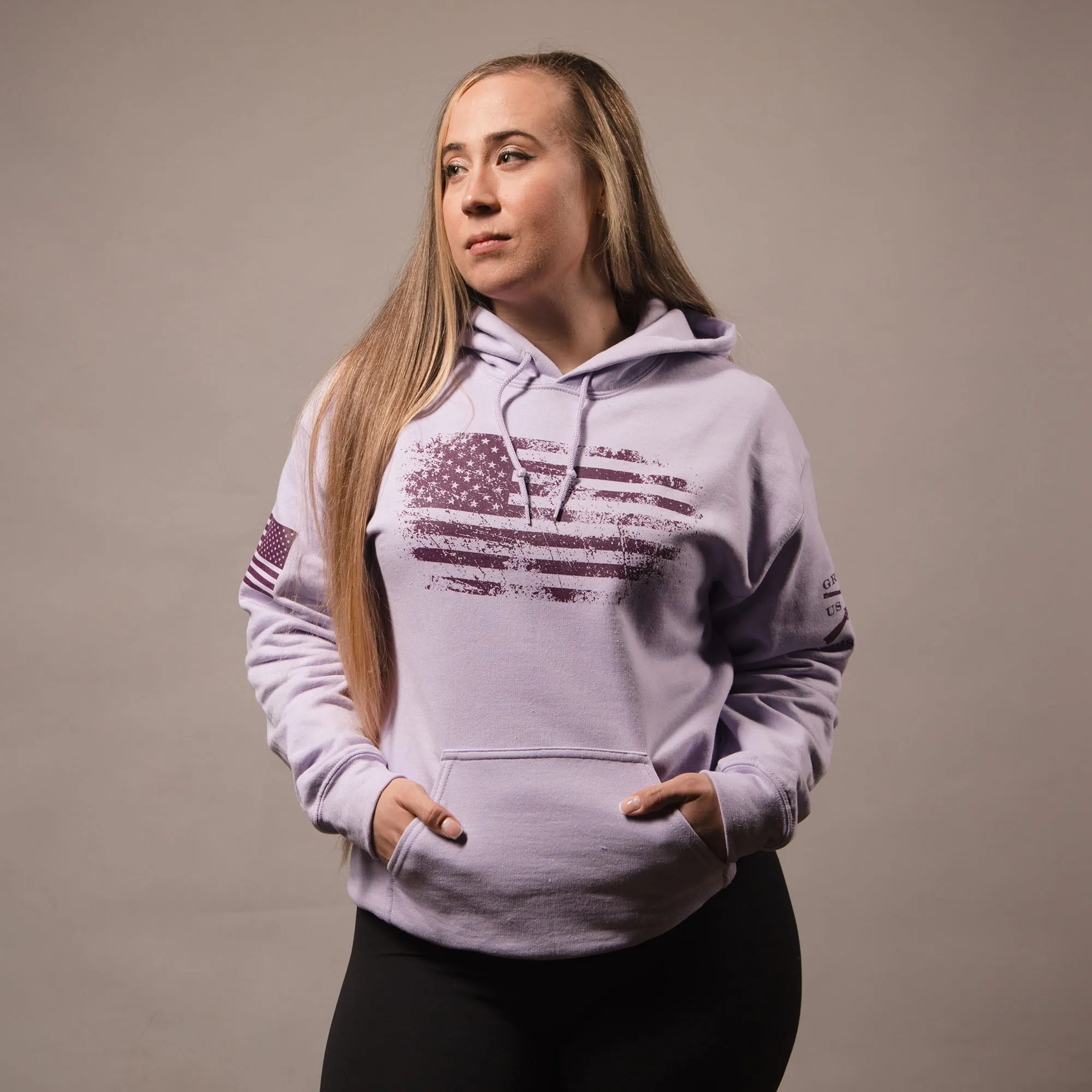 Women's Vintage American Hoodie - Orchid sold by Grunt Style