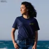 USN - Women's Semper Fortis Boyfriend Fit T-Shirt - Navy sold by Grunt Style