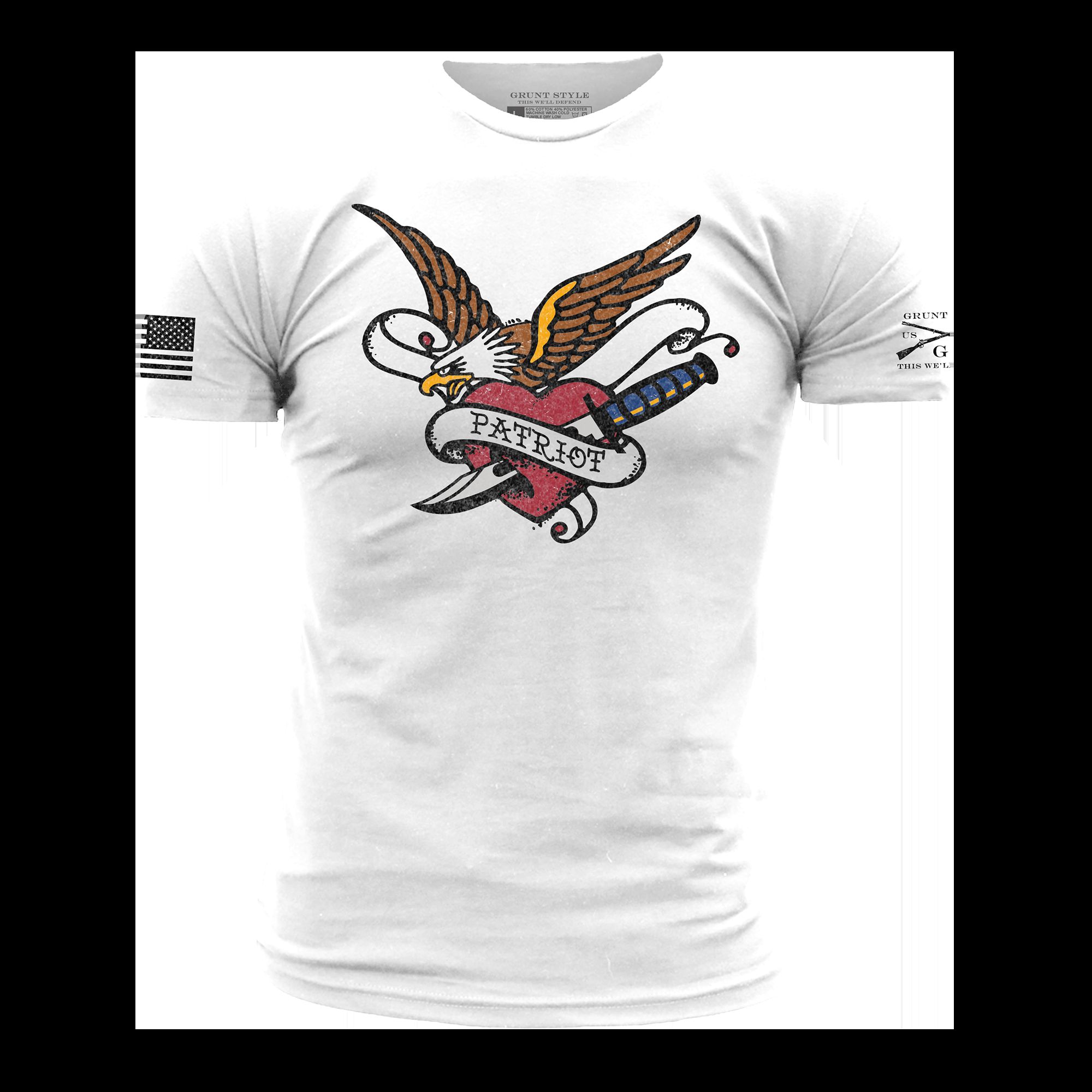 Patriot Ink T-Shirt - White sold by Grunt Style product image thumbnail 2