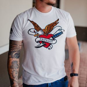 Patriot Ink T-Shirt - White sold by Grunt Style