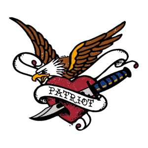 Patriot Ink T-Shirt - White sold by Grunt Style