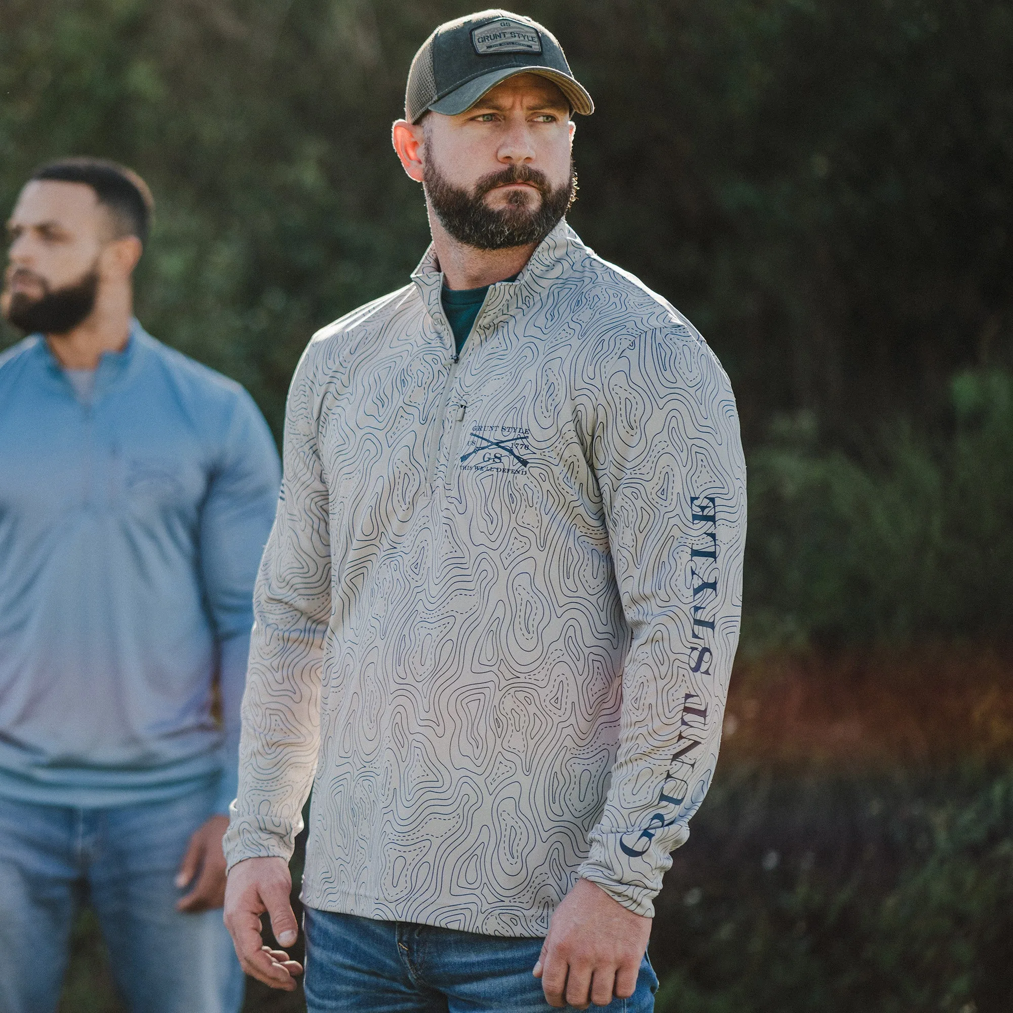 Overwatch 1/4 Zip - Topography sold by Grunt Style product image thumbnail 5