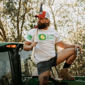 Drink Like Dad T-Shirt - White sold by Grunt Style