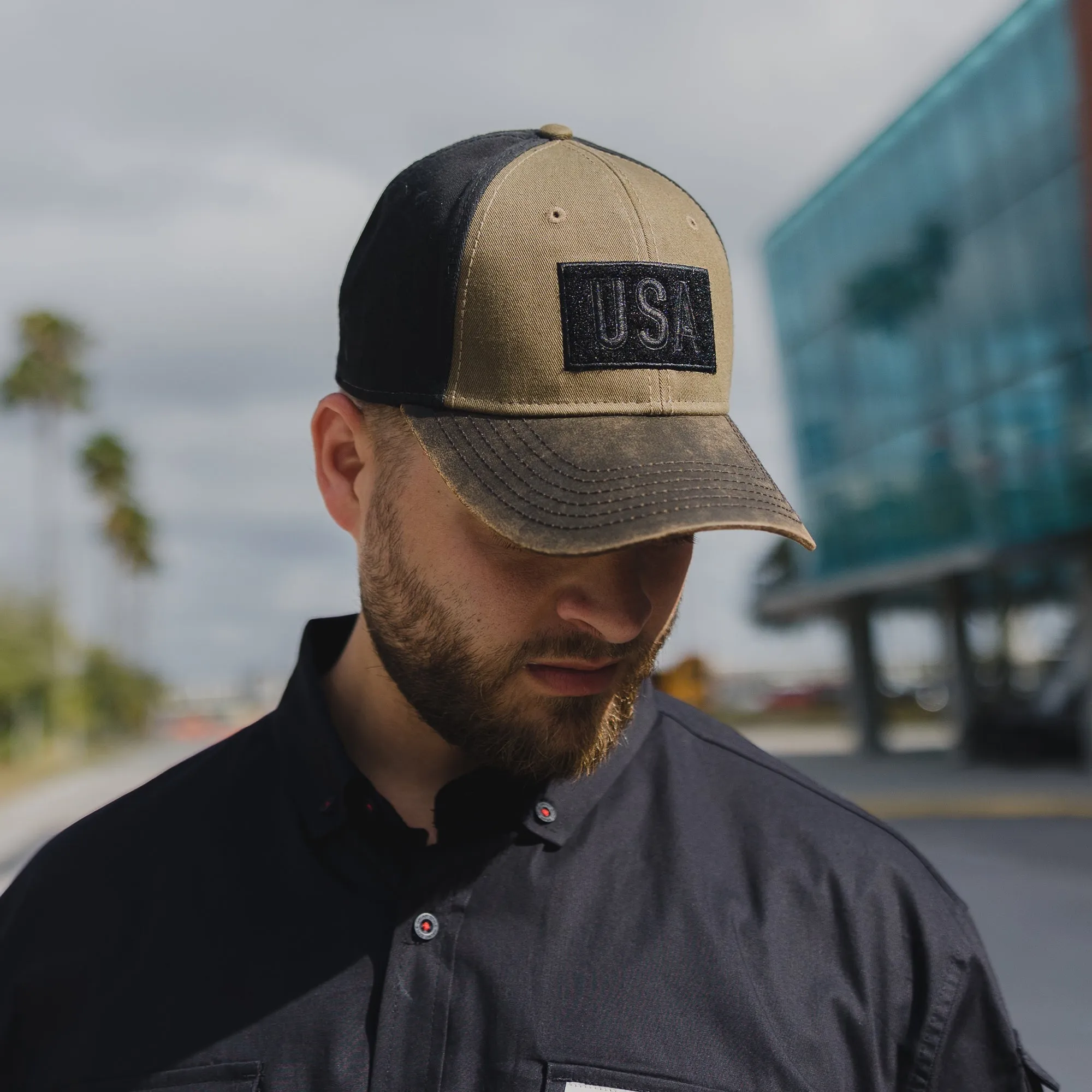 Grunt Style USA Embroidered Hat Parallel
