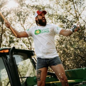 Drink Like Dad T-Shirt - White sold by Grunt Style