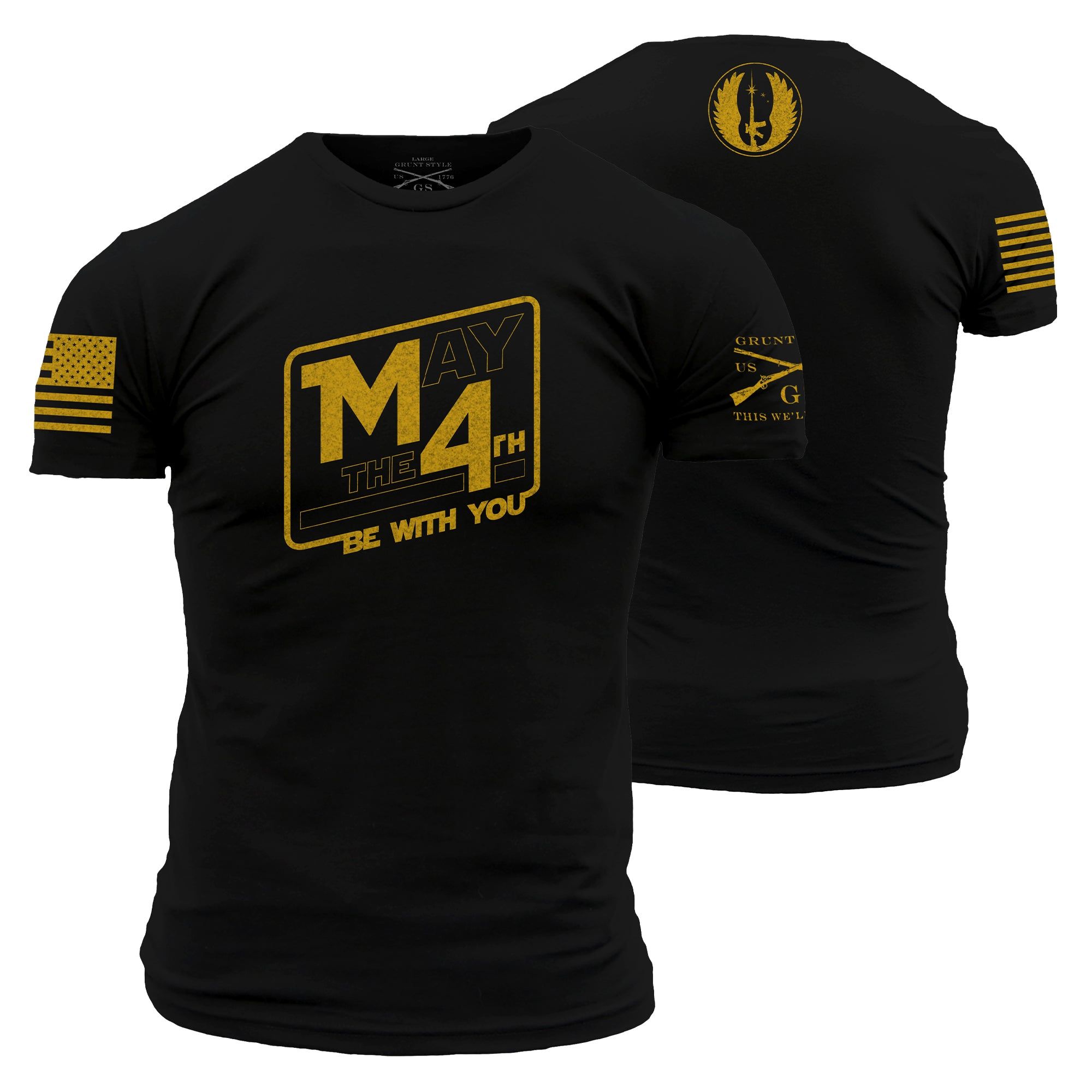 May The 4th T-Shirt - Black sold by Grunt Style