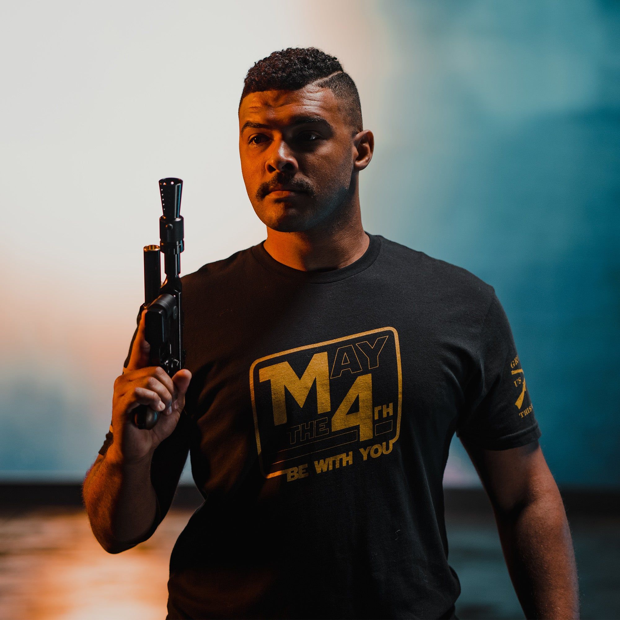 May The 4th T-Shirt - Black sold by Grunt Style product image thumbnail 2