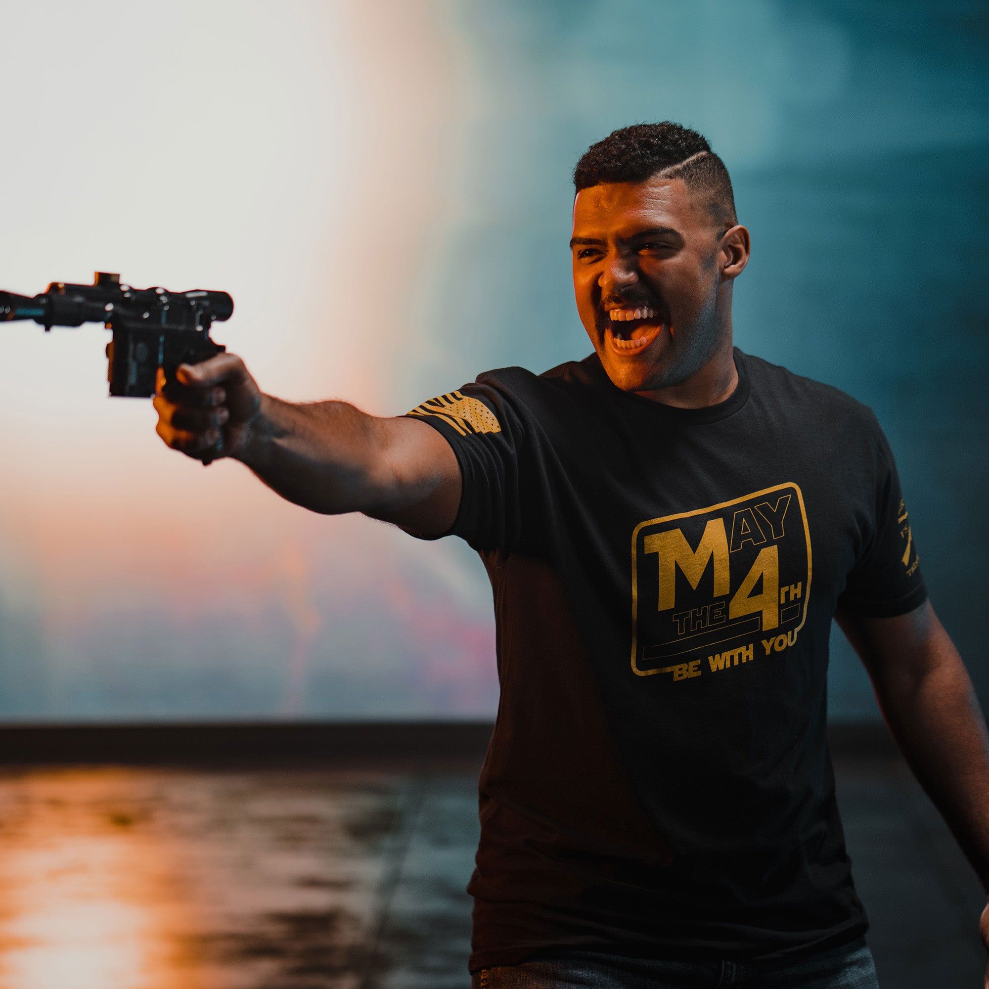 May The 4th T-Shirt - Black sold by Grunt Style product image thumbnail 3