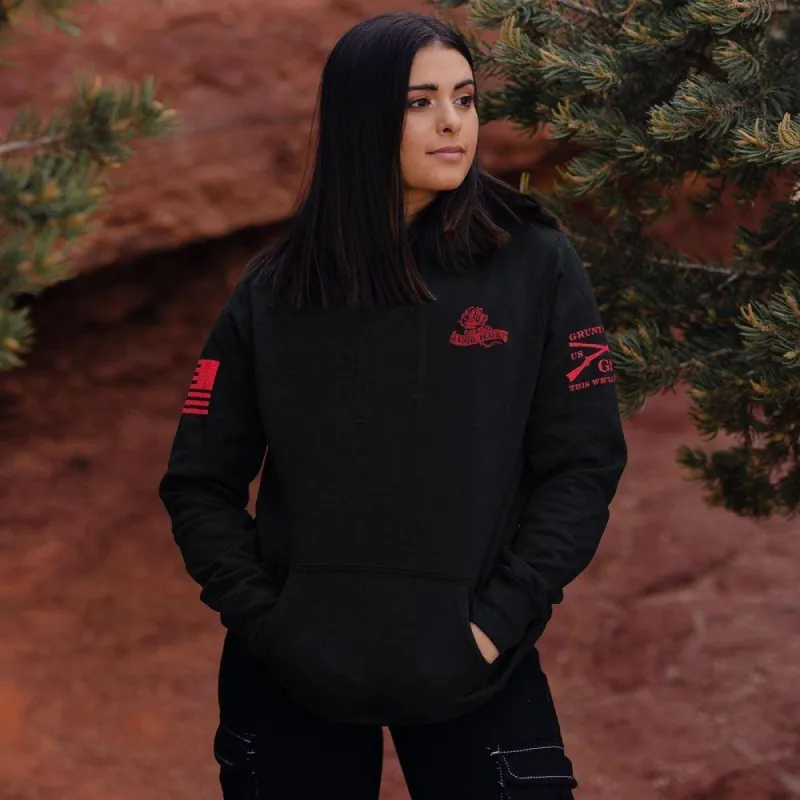 Women's Until Death Do Us Part Hoodie - Black made by Grunt Style