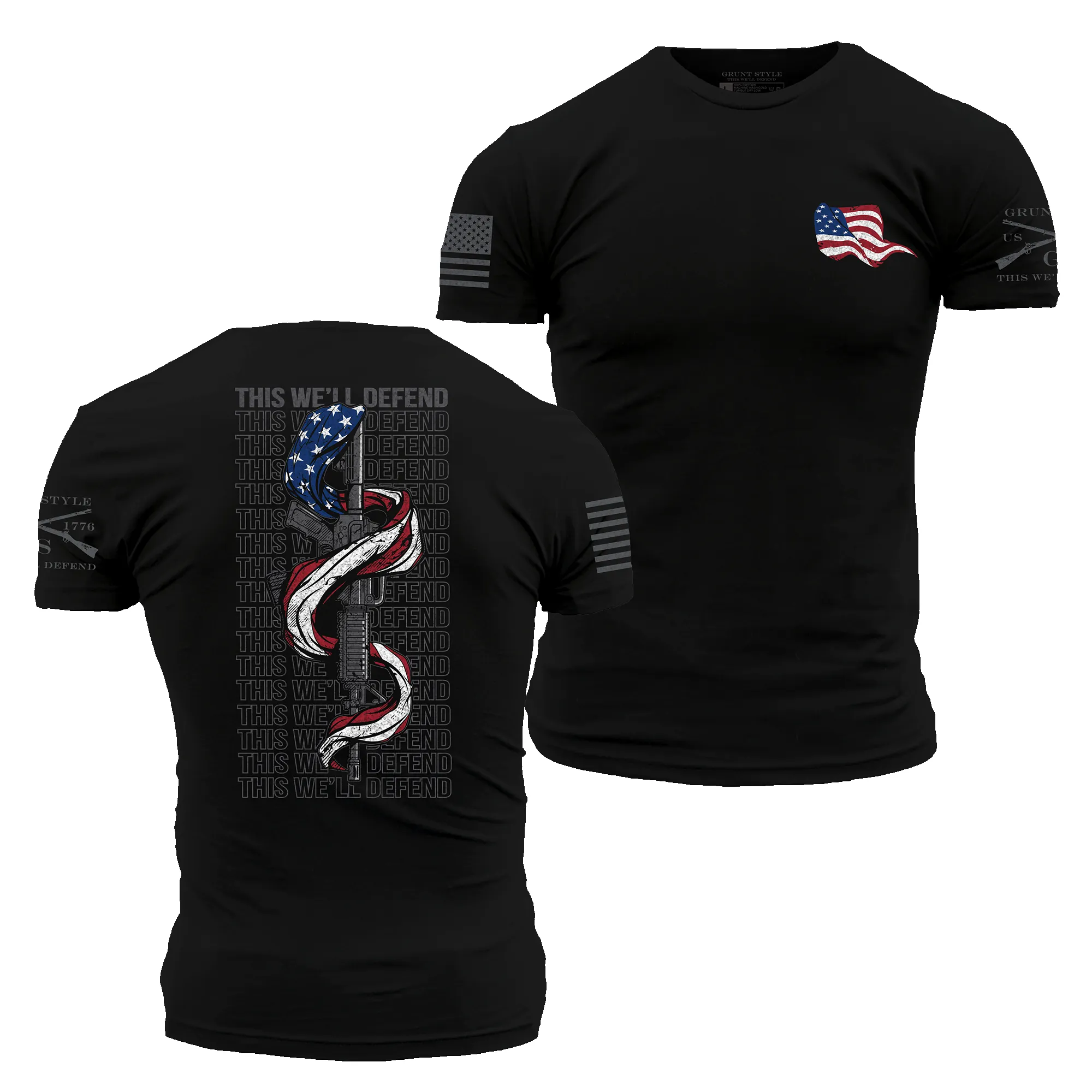 This We'll Defend 2A - Black sold by Grunt Style