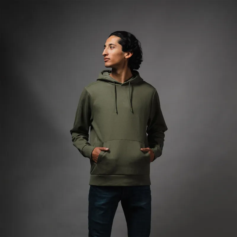 Men's Elite Hoodie - Military Green sold by Grunt Style