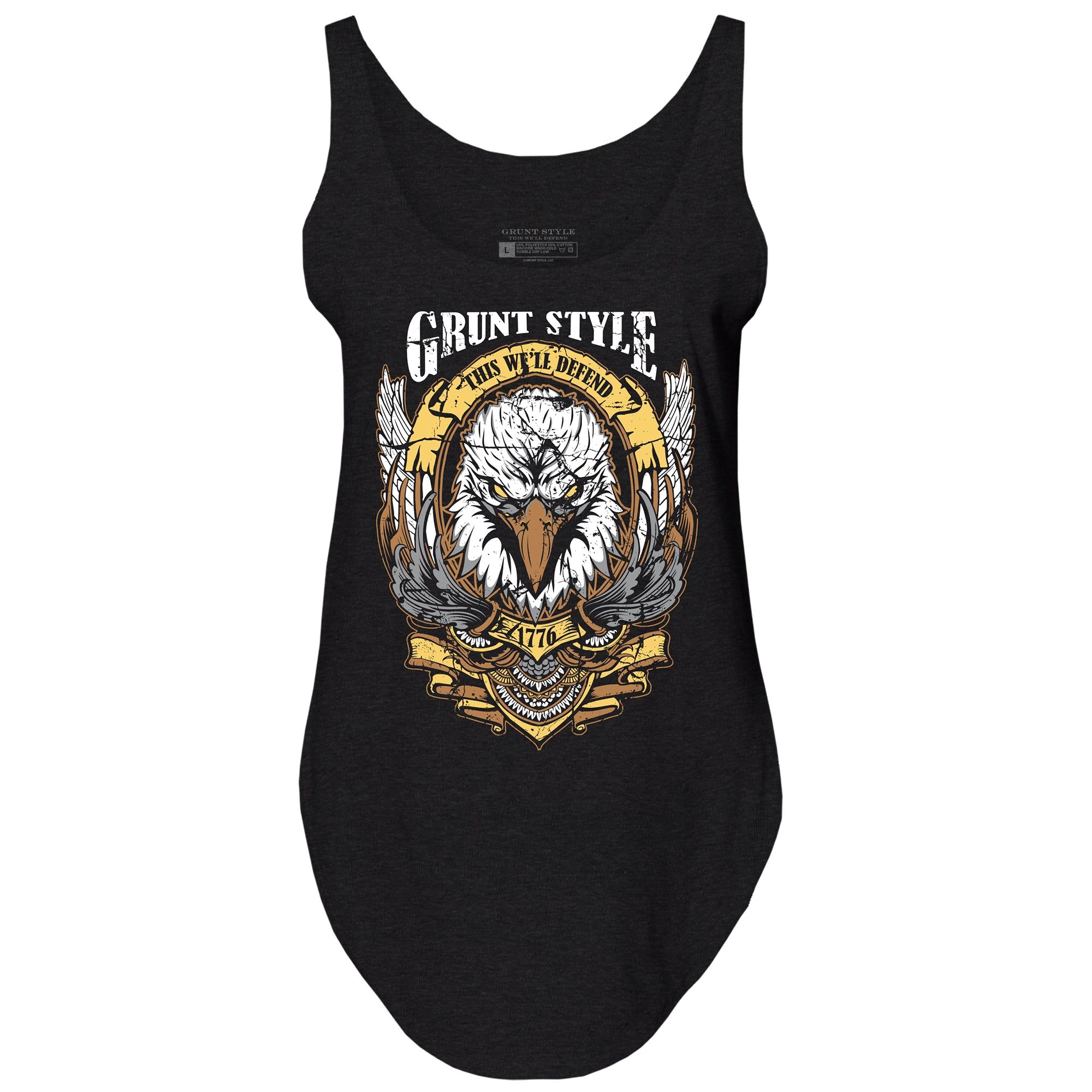 Women's Easy Rider Flowy Tank - Black sold by Grunt Style product image thumbnail 4