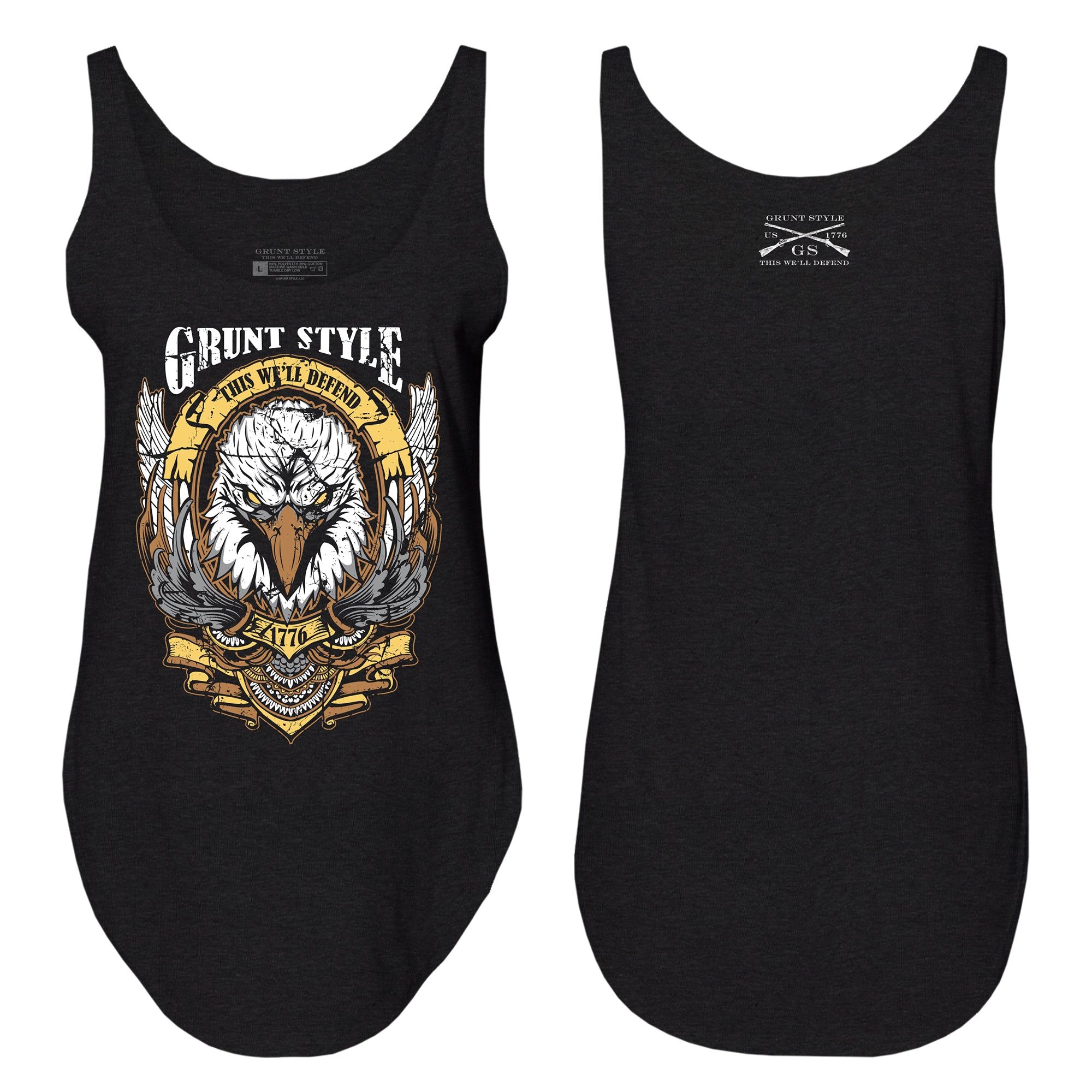 Women's Easy Rider Flowy Tank - Black sold by Grunt Style product image thumbnail 3
