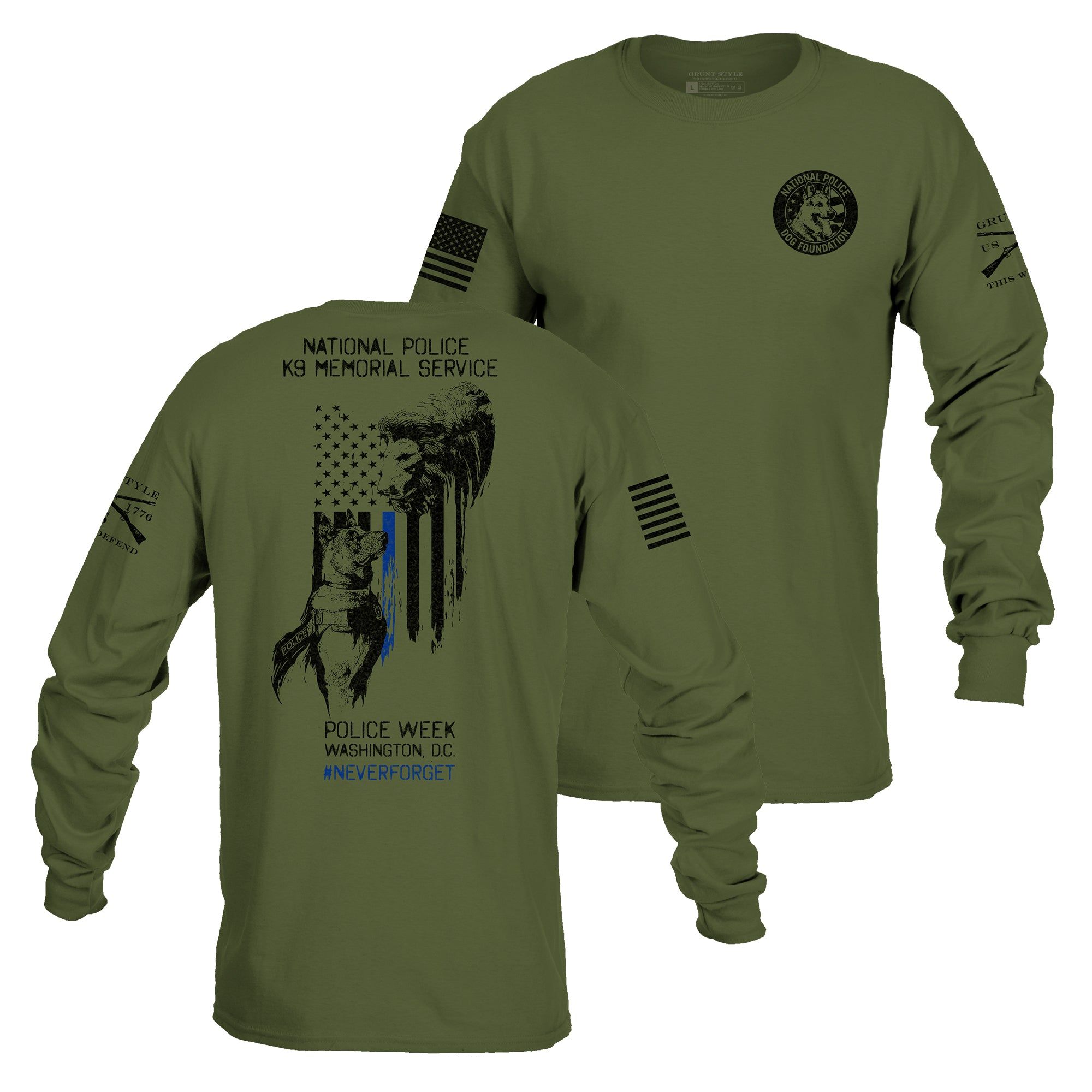 Remembering the Brave: Honoring Our Fallen K9 Heroes sold by Grunt Style product image thumbnail 3