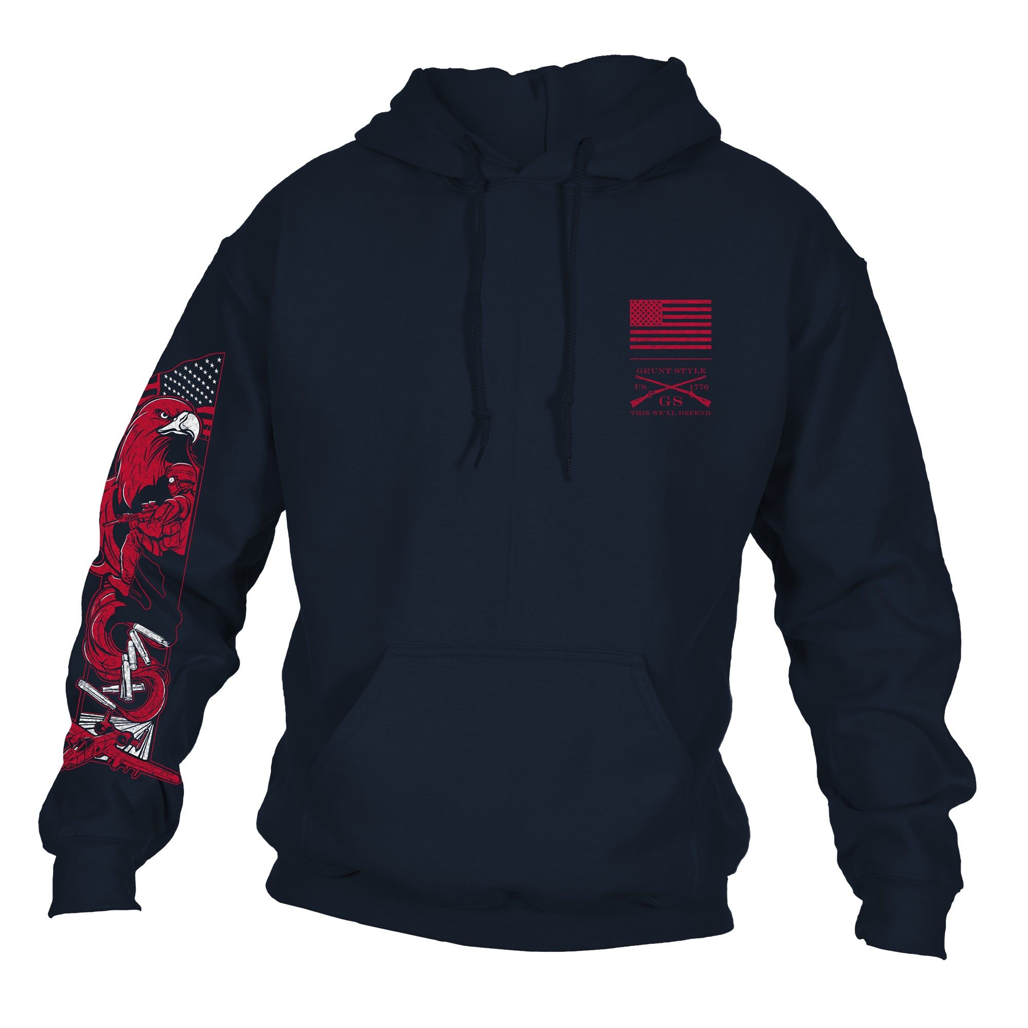 Freedom Dealer Hoodie - Navy sold by Grunt Style