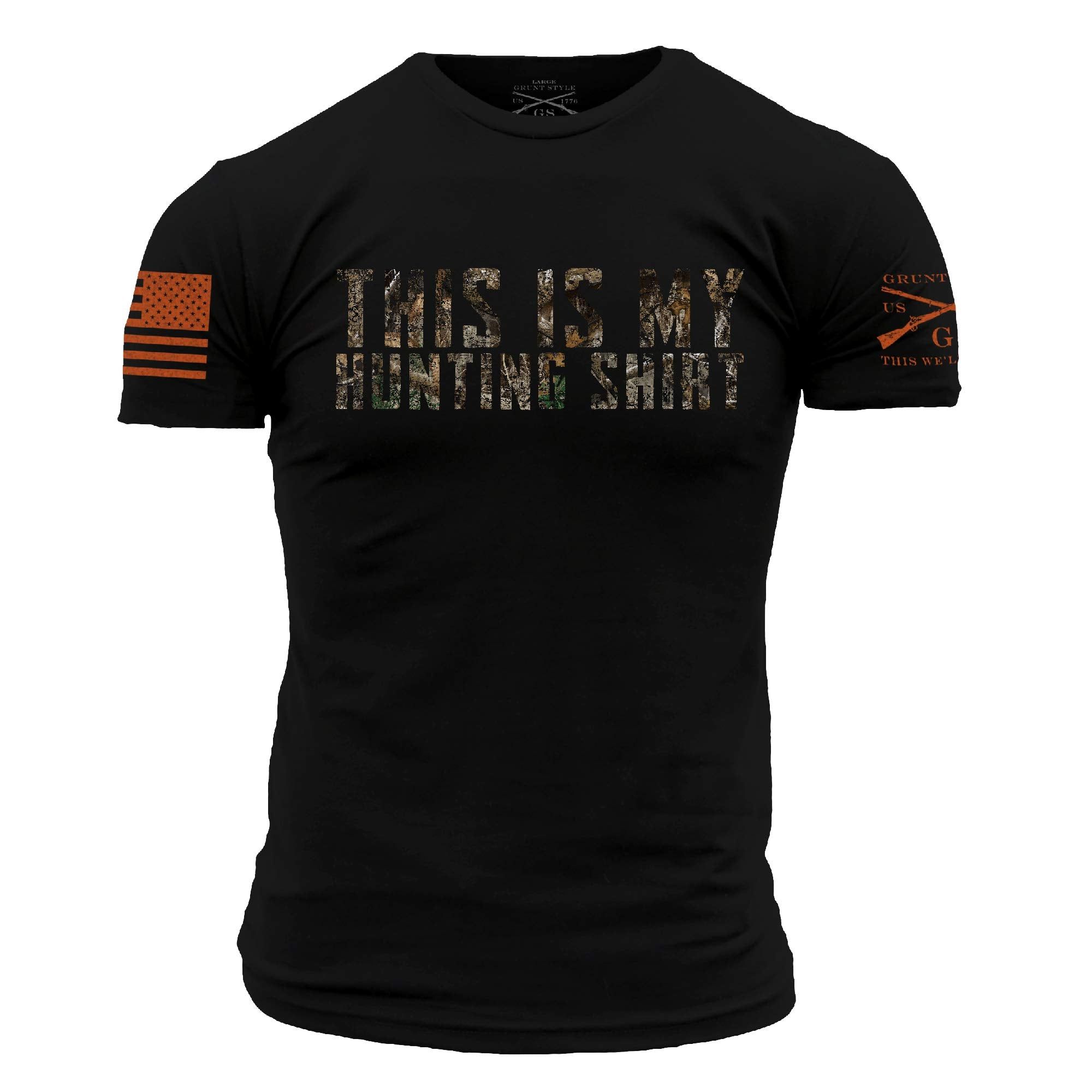 Realtree Edge® This Is My Hunting Shirt T-Shirt - Black sold by Grunt Style