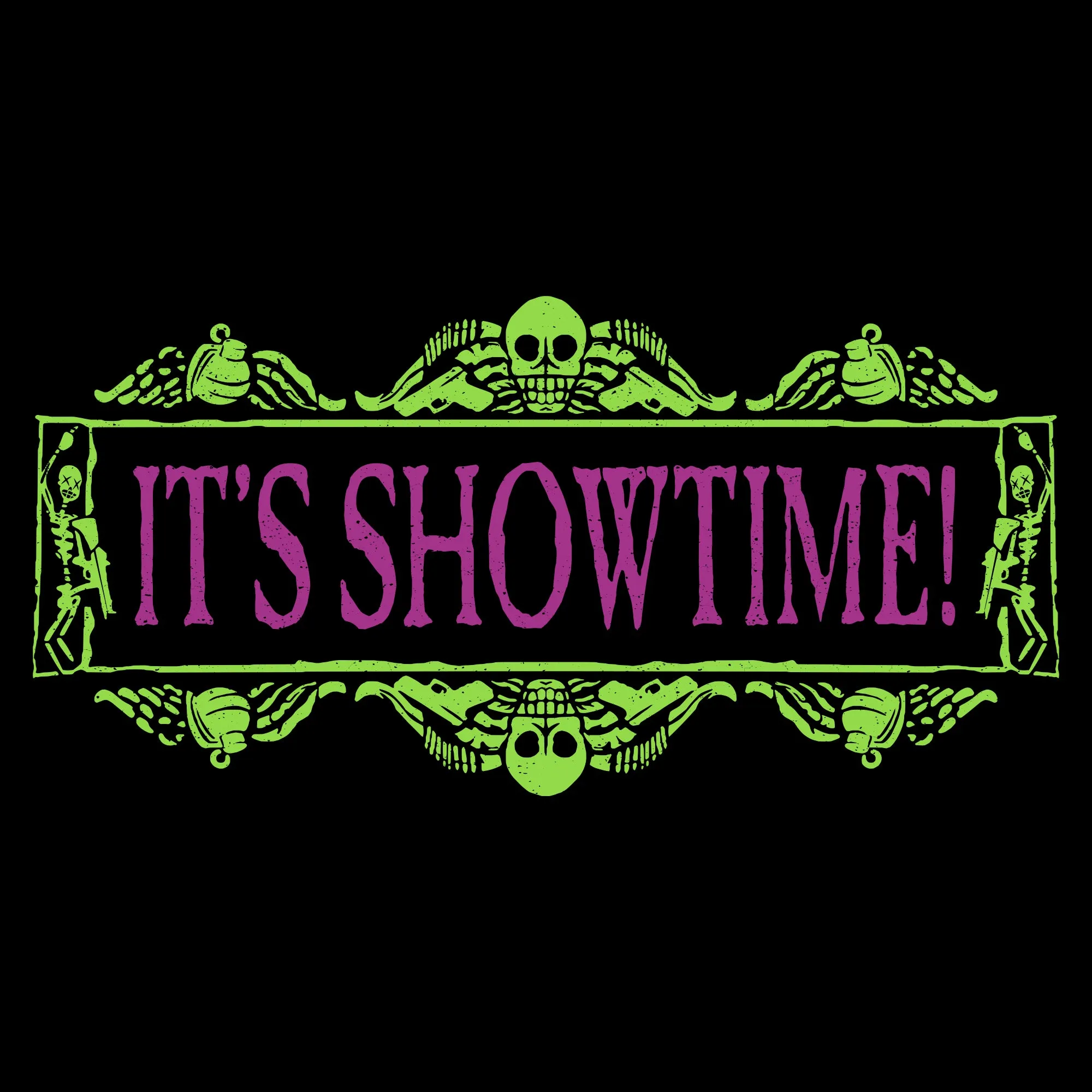 It's Showtime T-Shirt - Black sold by Grunt Style product image thumbnail 2