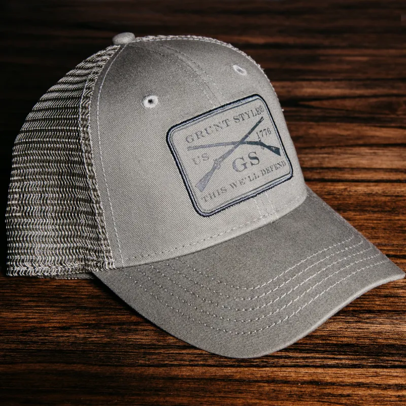 Twill Logo Hat - OD Green sold by Grunt Style