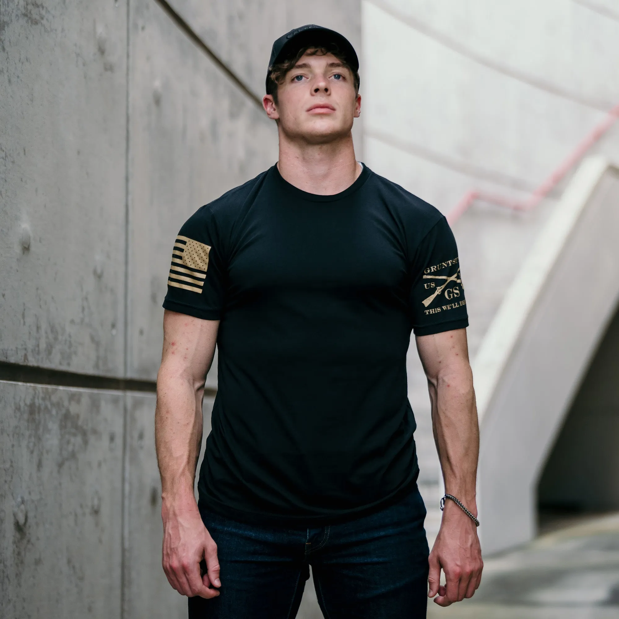 Basic T-Shirt - Black sold by Grunt Style product image thumbnail 3
