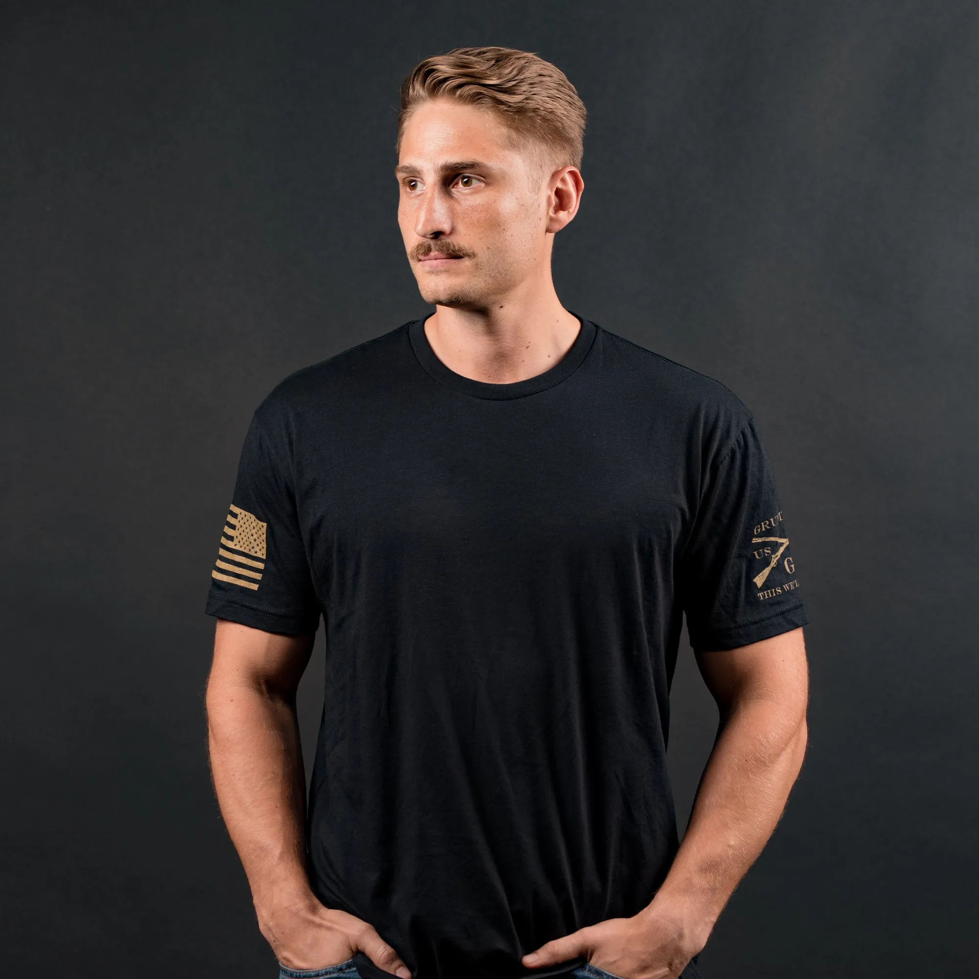 Basic T-Shirt - Black sold by Grunt Style product image thumbnail 2