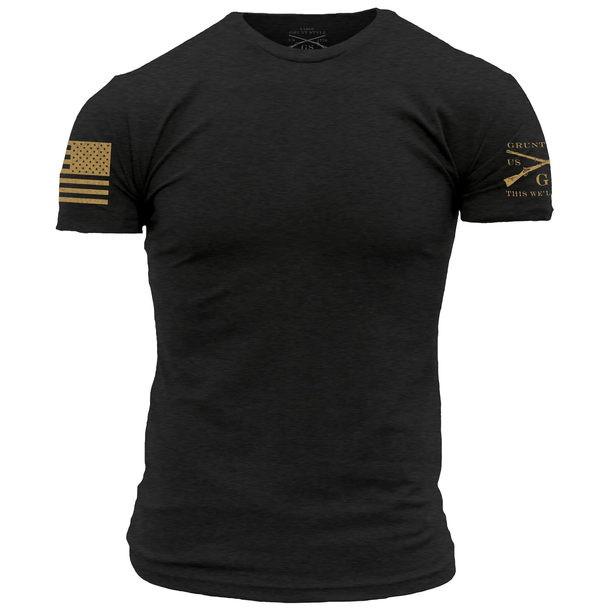 Basic T-Shirt - Black sold by Grunt Style