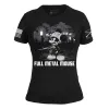 Women's Full Metal Mouse Slim Fit T-Shirt - Black sold by Grunt Style