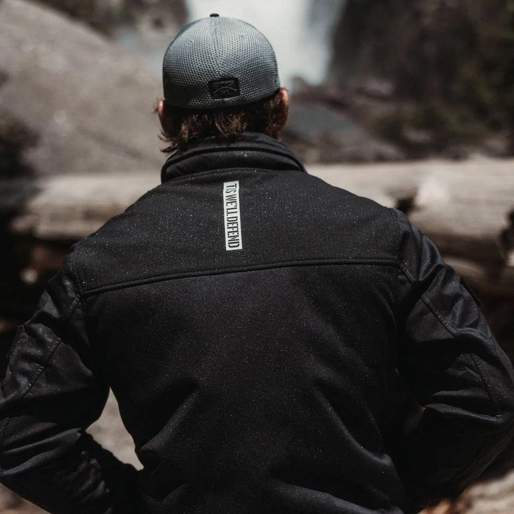 Men's Mission Ready Soft Shell Jacket - Black sold by Grunt Style product image thumbnail 3