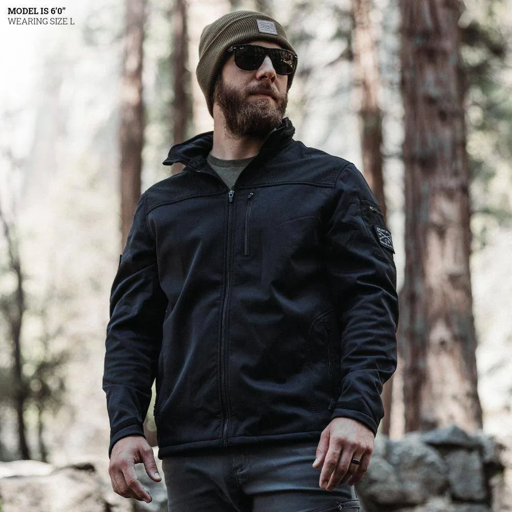 Men's Mission Ready Soft Shell Jacket - Black sold by Grunt Style product image thumbnail 2