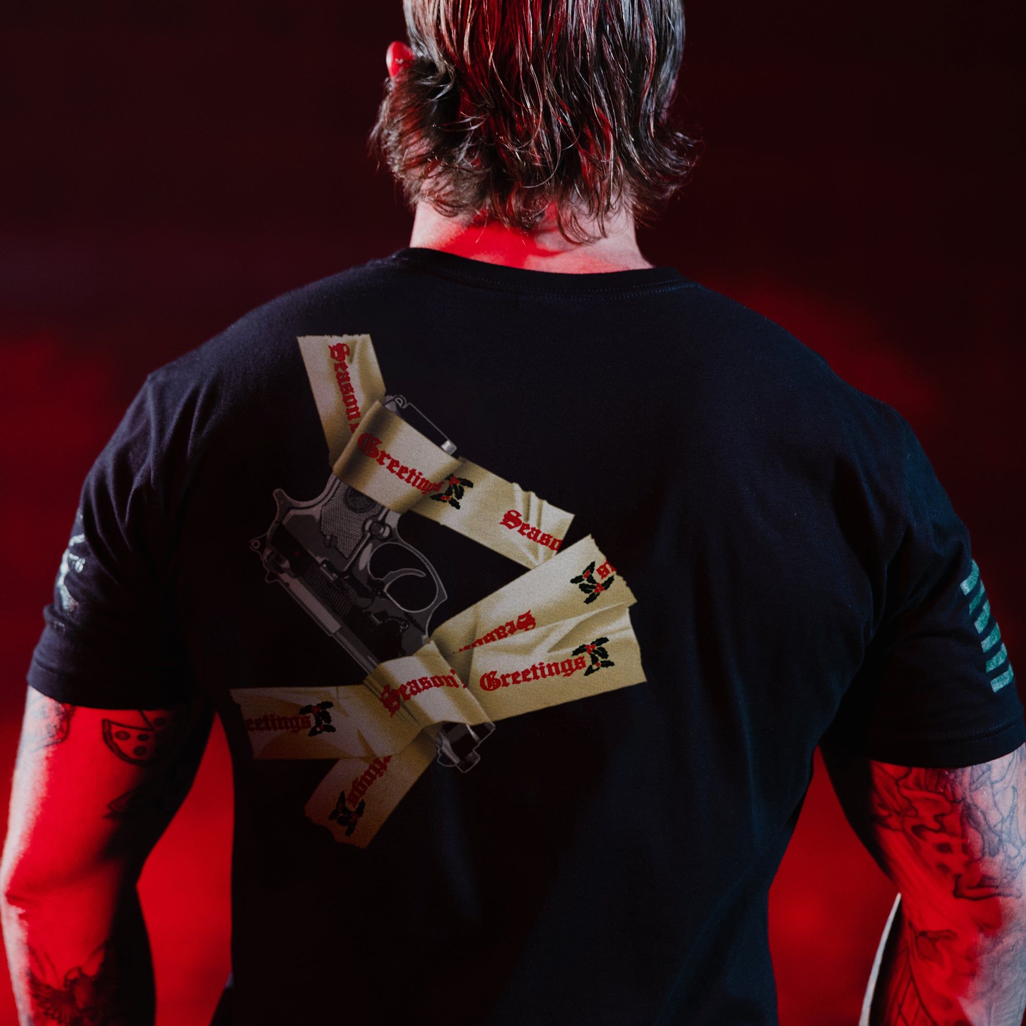 Yippie Ki Yay 2.0 T-Shirt - Black sold by Grunt Style product image thumbnail 3