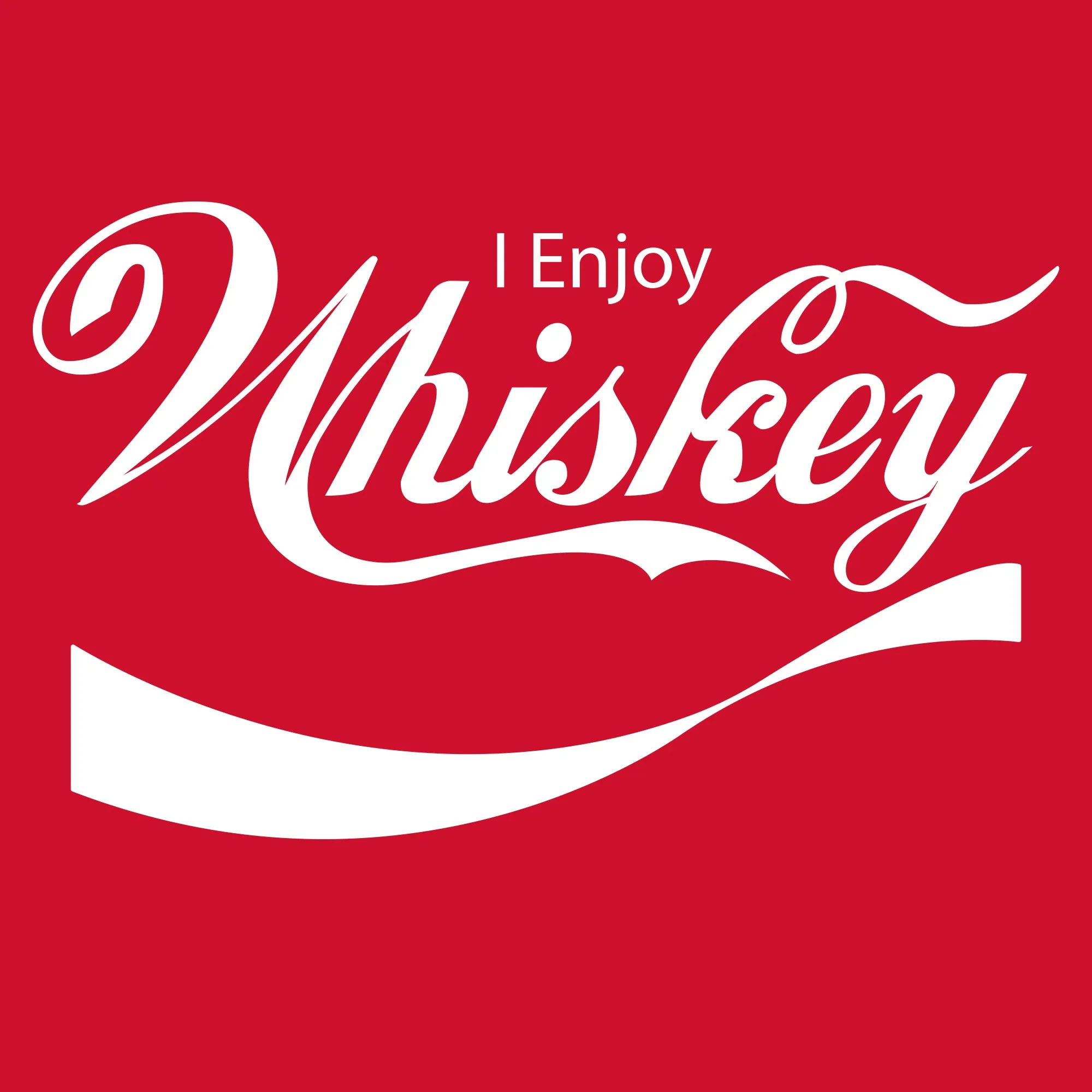 Enjoy Whiskey T-Shirt - Red sold by Grunt Style product image thumbnail 2