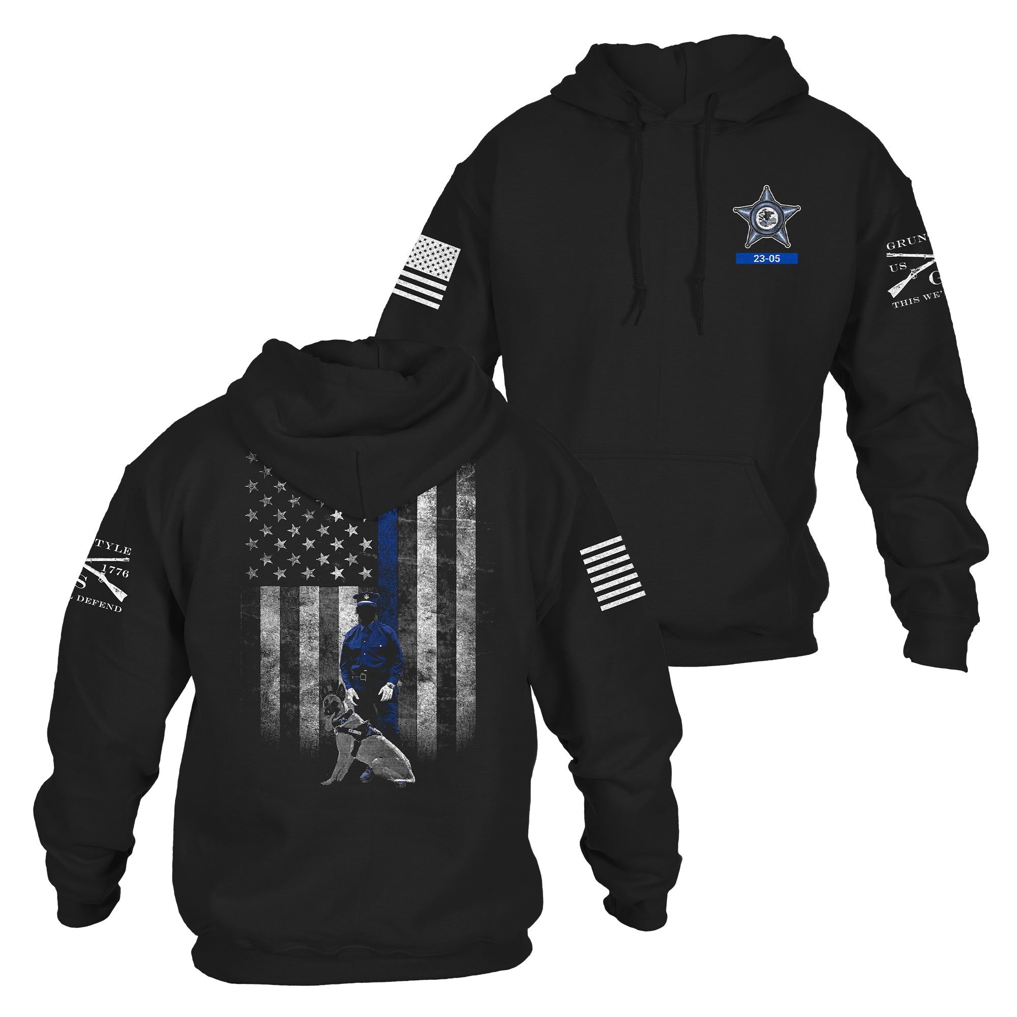 BA 23-05 class apparel / with 100 Club IL sold by Grunt Style product image thumbnail 4