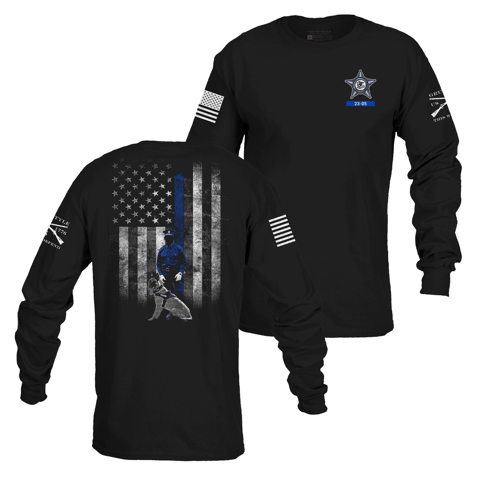 BA 23-05 class apparel / with 100 Club IL sold by Grunt Style product image thumbnail 3