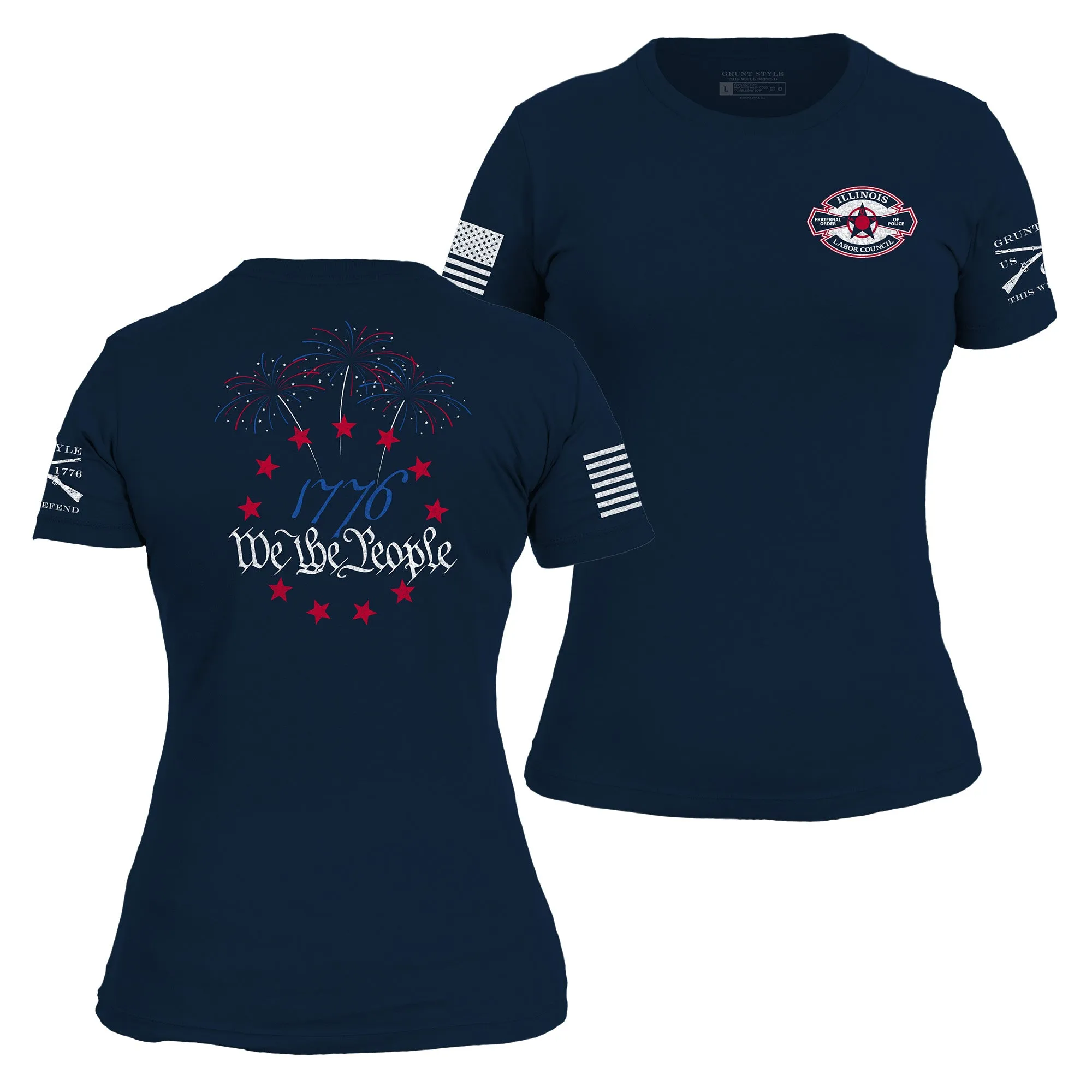 ILFOP Labor Council Independence Day shirt sold by Grunt Style product image thumbnail 2