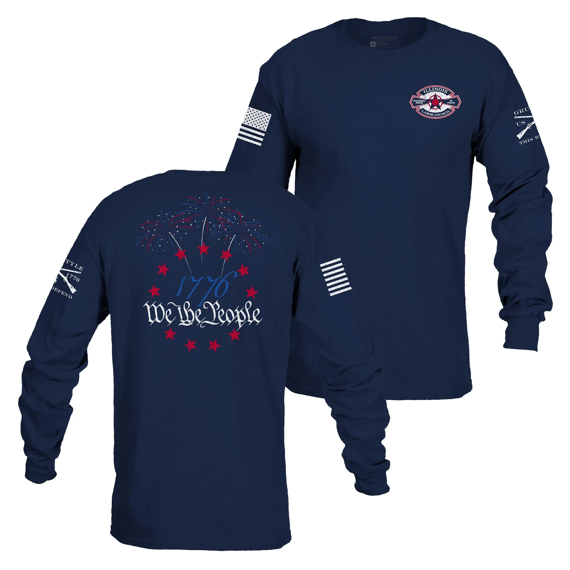 ILFOP Labor Council Independence Day shirt sold by Grunt Style product image thumbnail 3