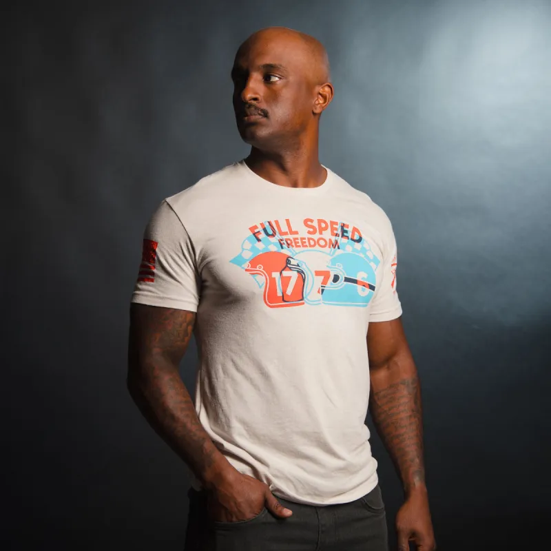 Full Speed Freedom T-Shirt - Sand sold by Grunt Style