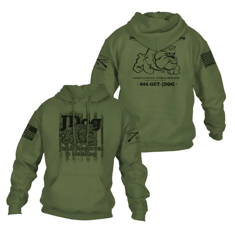 JDog Hoodie - Military Green sold by Grunt Style