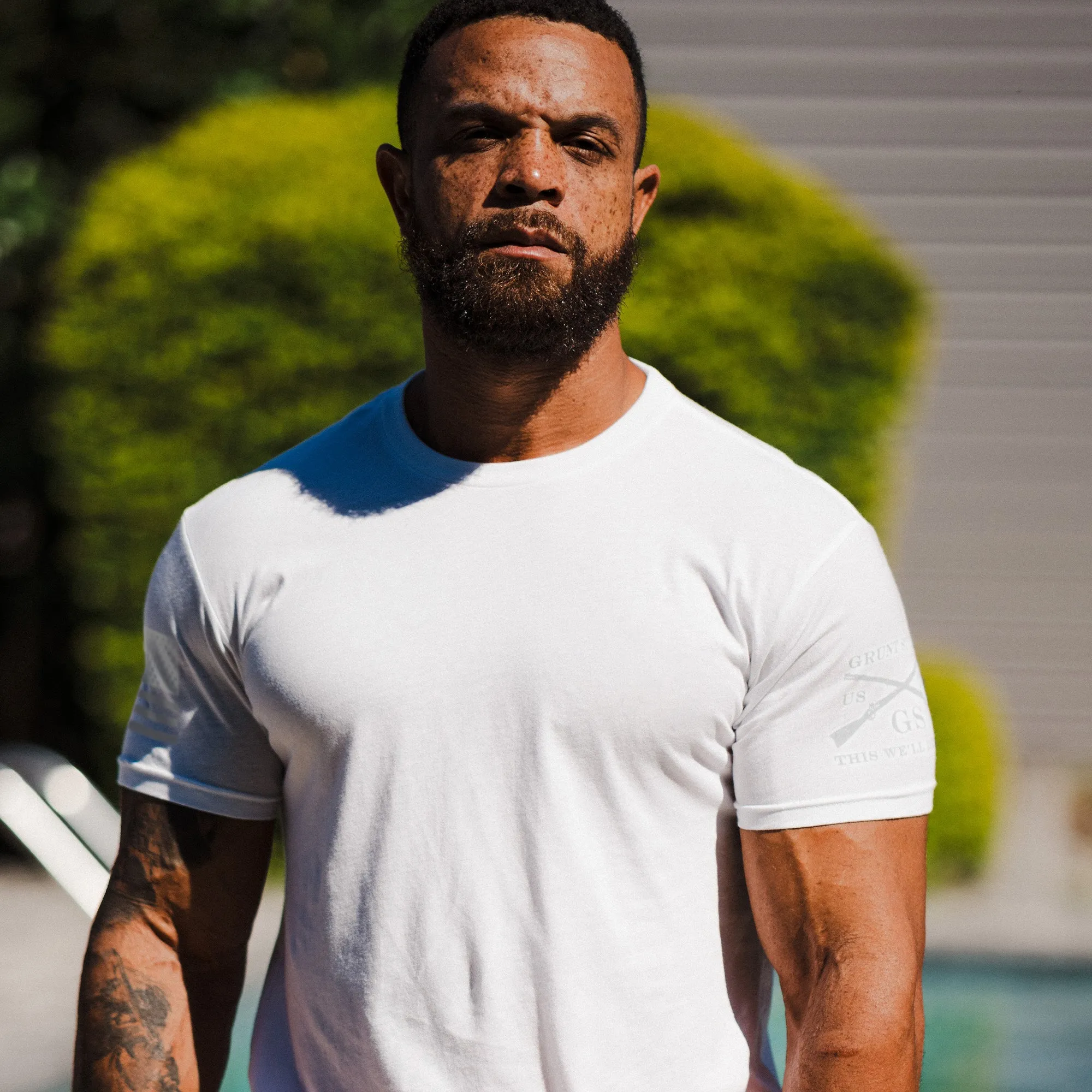 Basic T-Shirts - White - 3 Pack sold by Grunt Style product image thumbnail 3