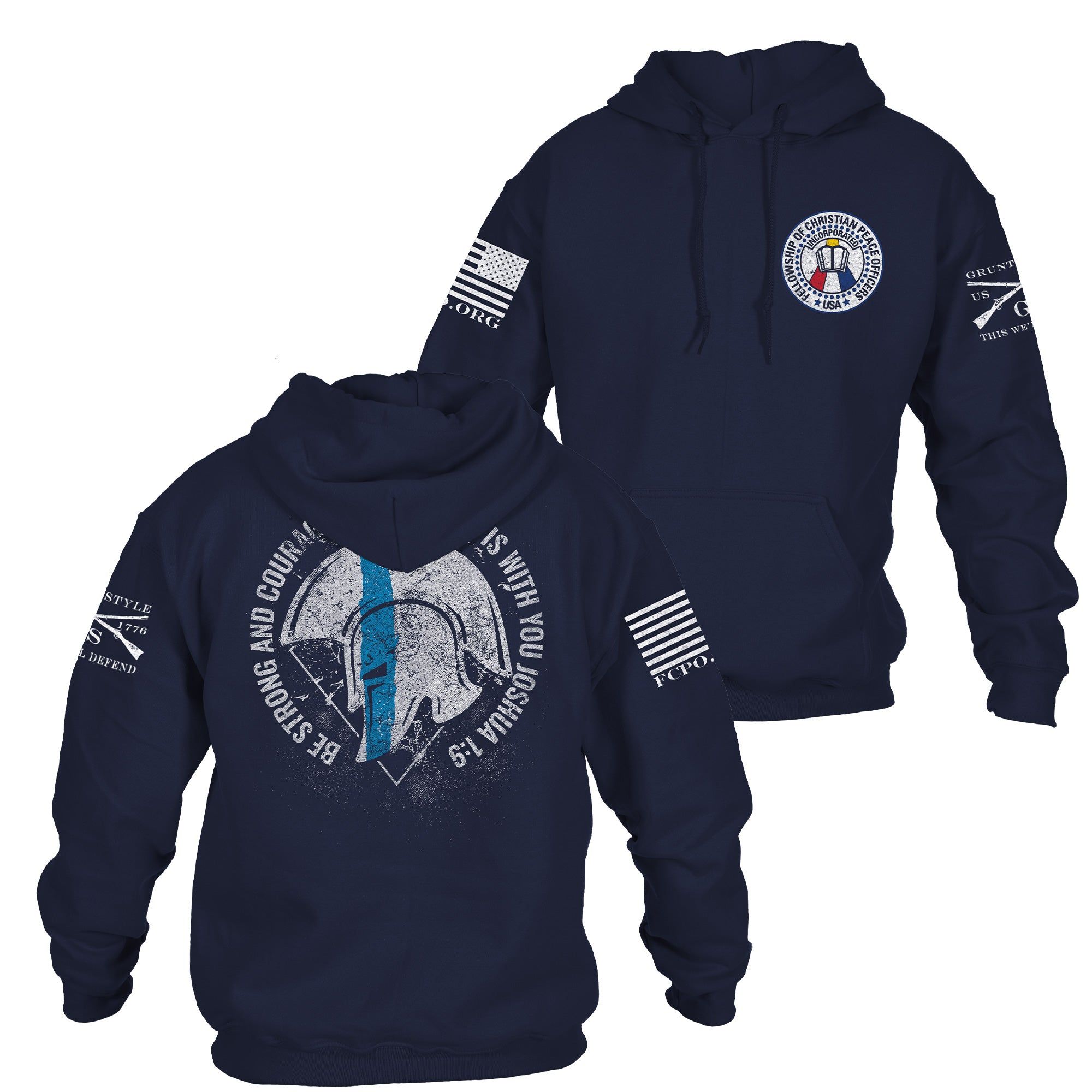 Fellowship of Christian Peace Officers / Joshua 1:9 sold by Grunt Style product image thumbnail 4