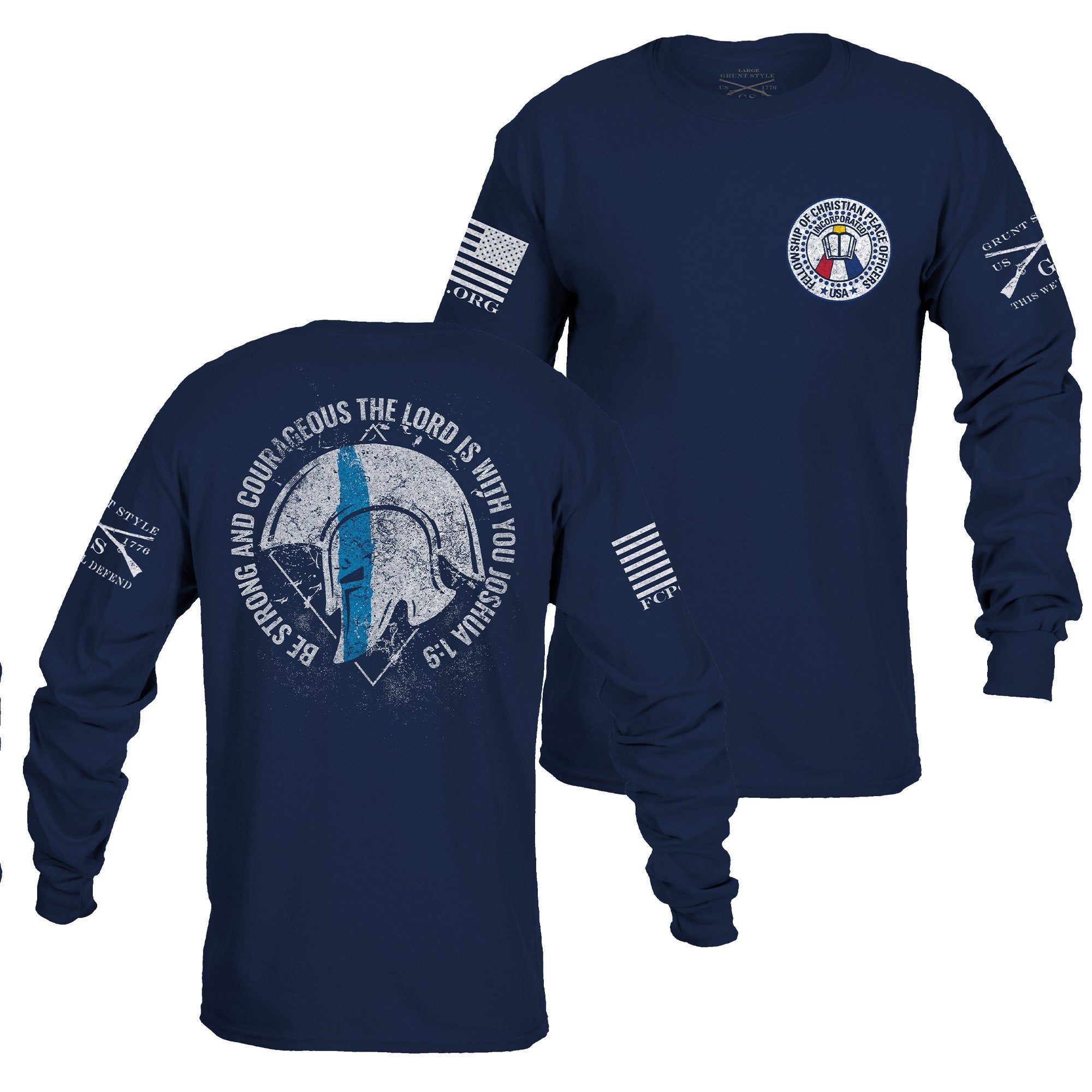 Fellowship of Christian Peace Officers / Joshua 1:9 sold by Grunt Style product image thumbnail 3