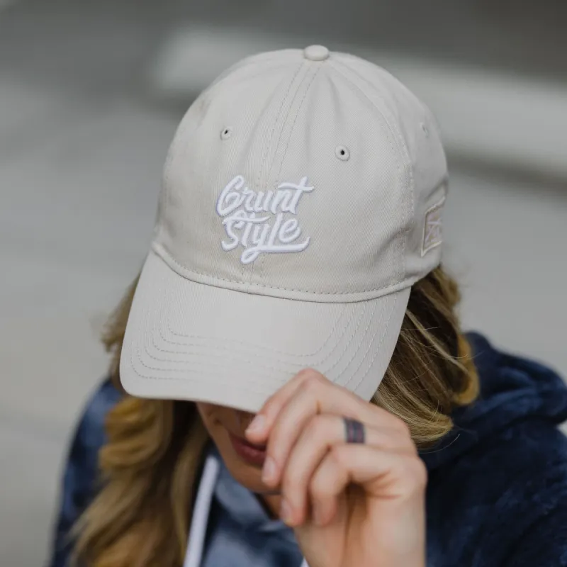 Grunt Style Script Logo – Natural Hat sold by Grunt Style